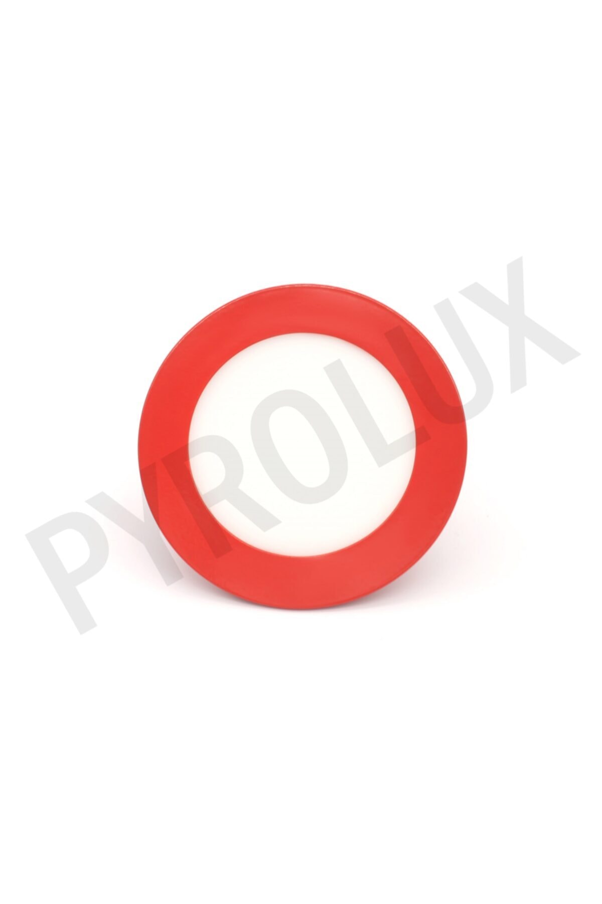pyrolux Dekoratif Kırmızı Renkli Kasa 6w Slim Panel Led Spot Beyaz - 6500k - 20 Adet