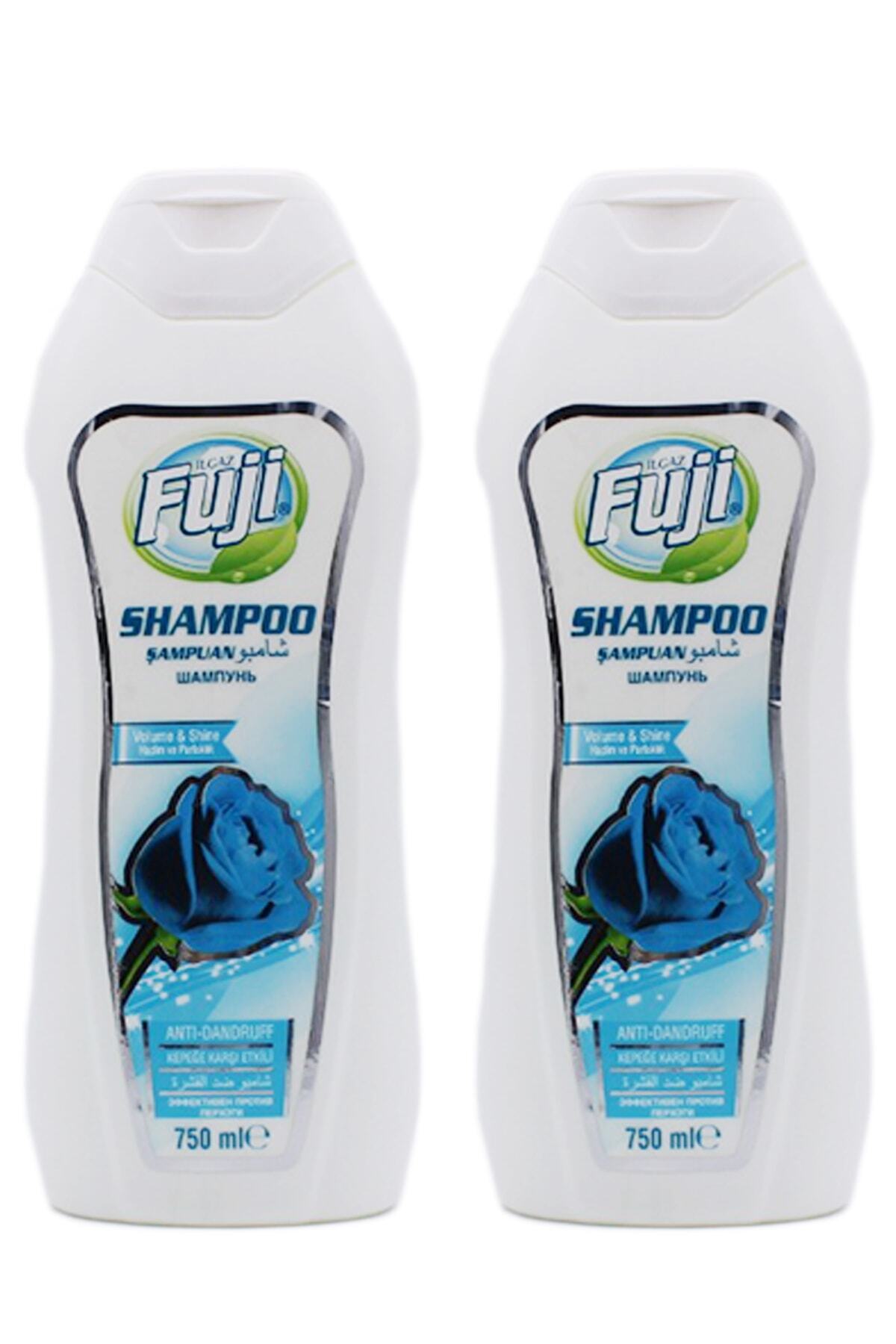 FUJI 2'li Kepek Karşı Etkili Hacimli Ve Parlak Gösteren Saç Bakım Şampuanı Kepek Karşıtı Şampuan 750 ml