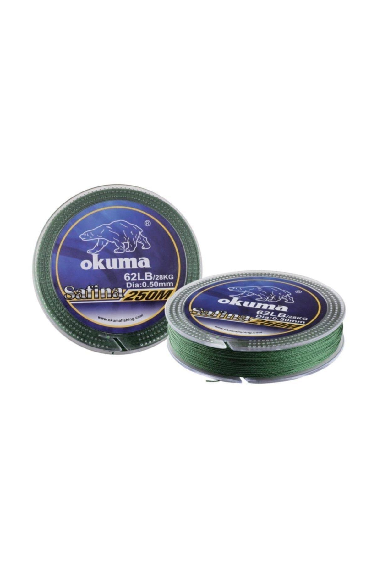 Okuma Koşar Av - Safina 4k Örgü 250 M 0,33 Mm Yeşil Ip