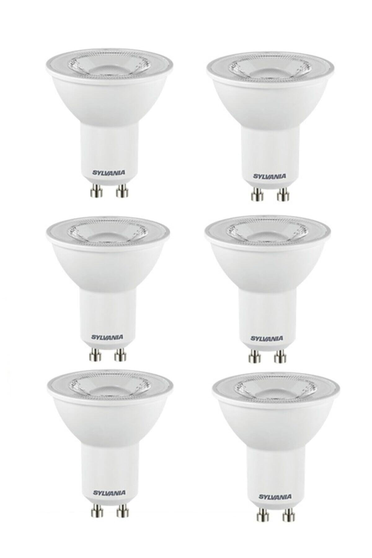 Sylvania 6 Adet 4.2w Gu10 Led Ampul Çanak Ampul Günışığı 3000 Kelvin