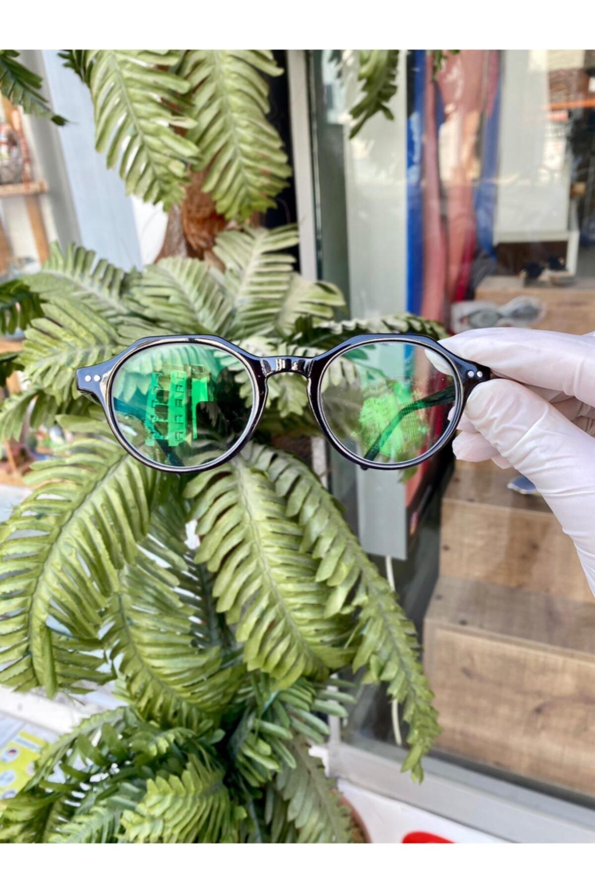 Shoptikk Mavi Işık Korumalı Numarasız Vintage Gözlük