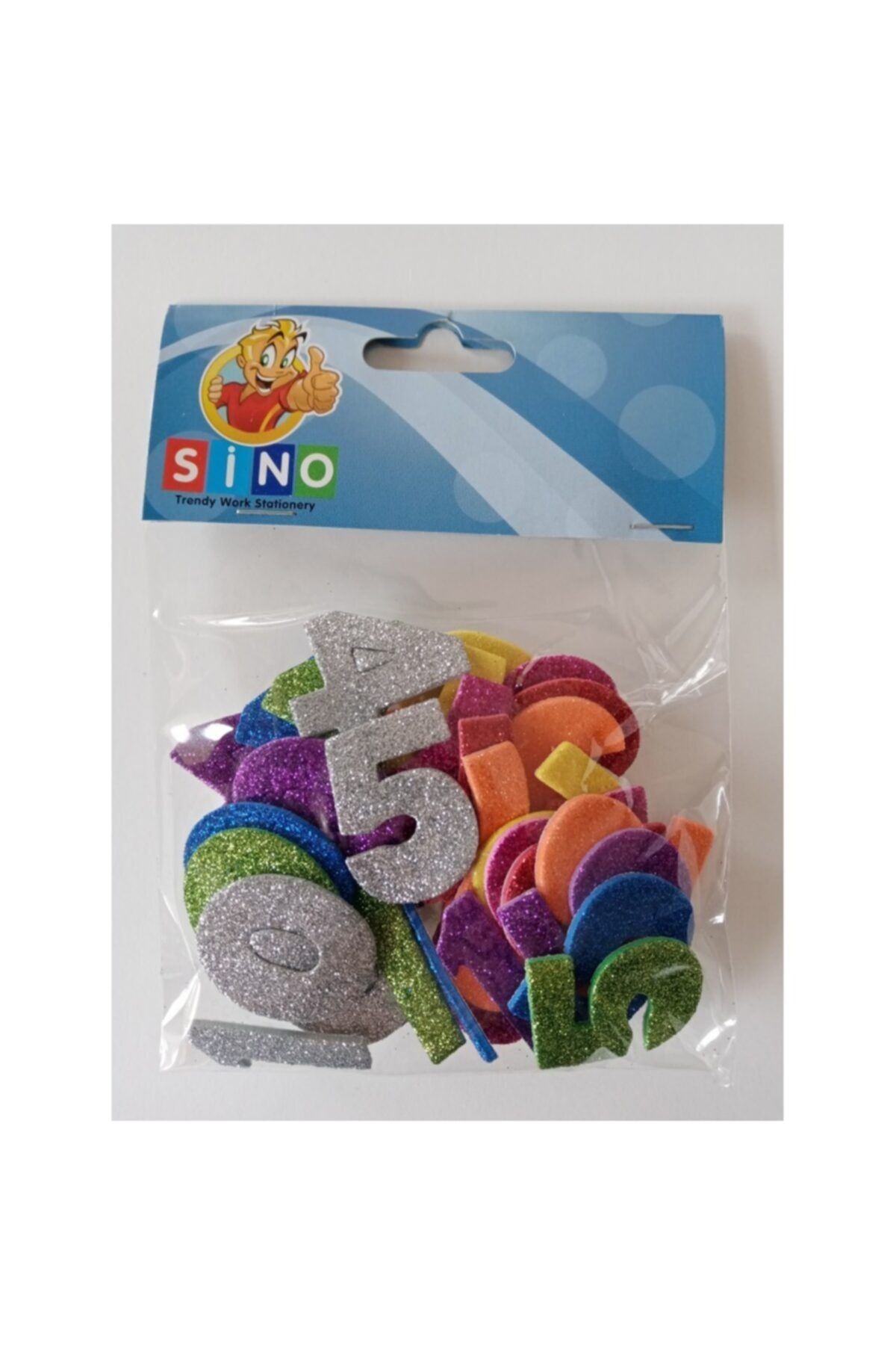Sino Sticker Eva Rakam 40 Adet 35mm