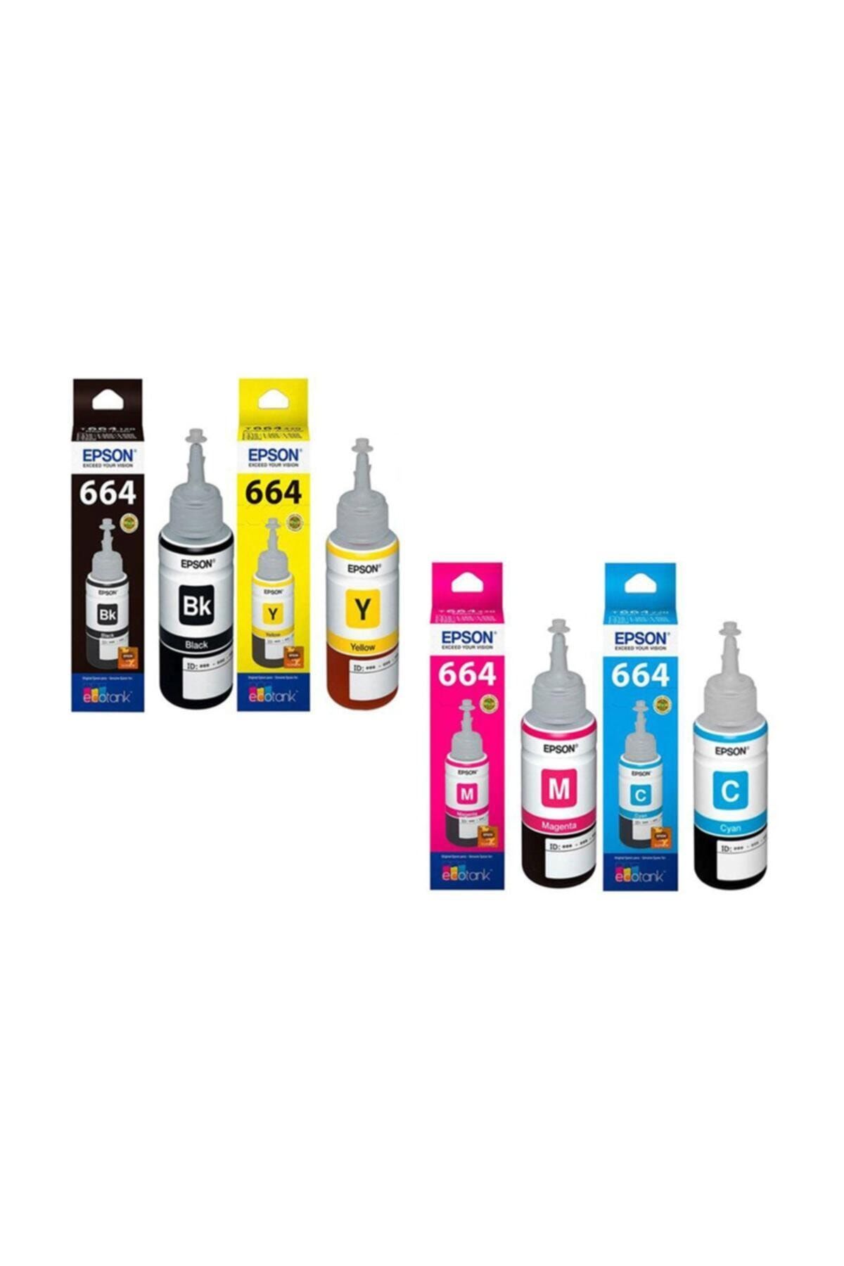 EPSON L382 4 Renk Takım Orijinal Mürekkep Kartuş