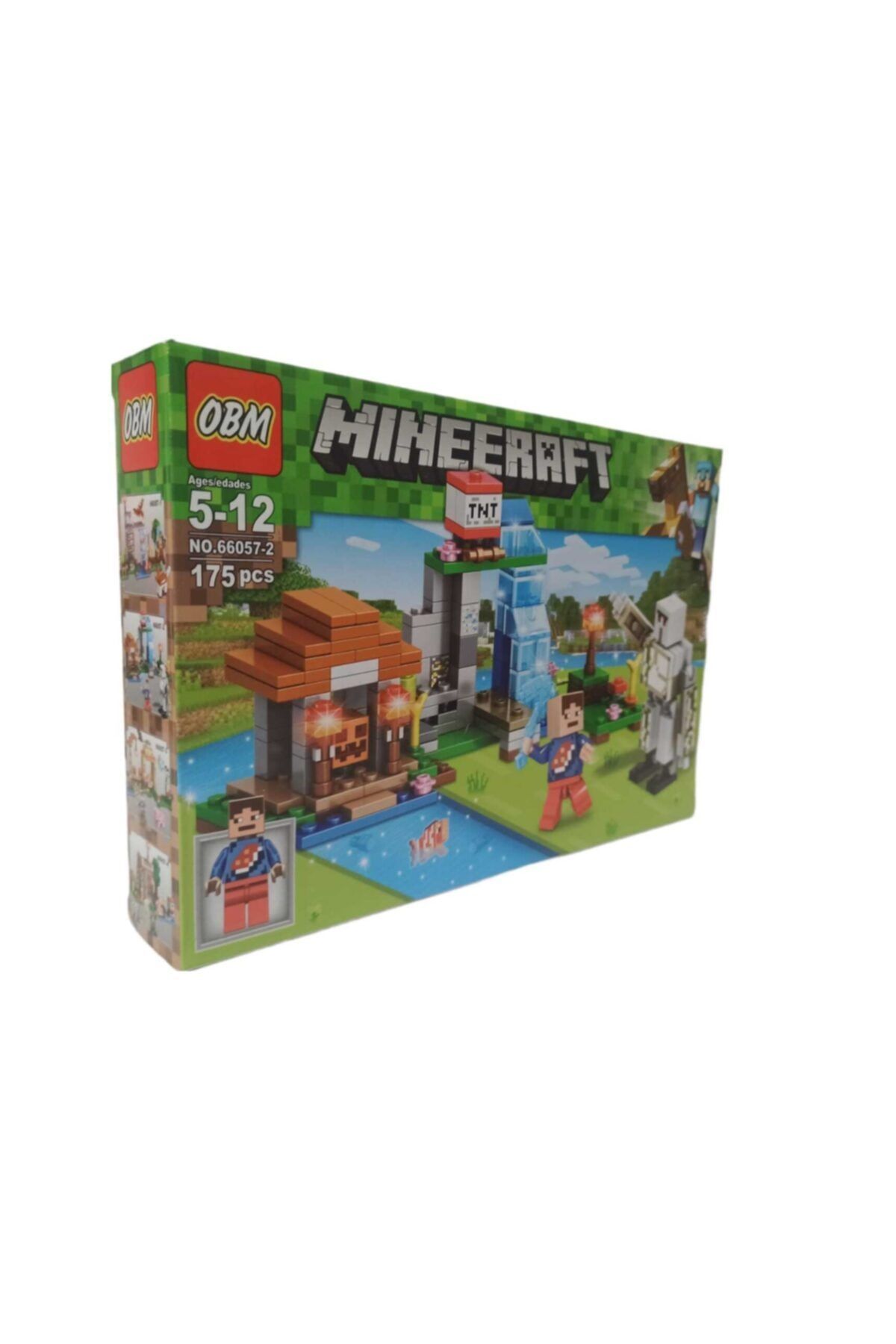 badi hediyelik Minecraft Lego Seti Yapılandırma Oyuncağı Oyuncak Blok Minecraft My World Serisi 175 Parça3 No