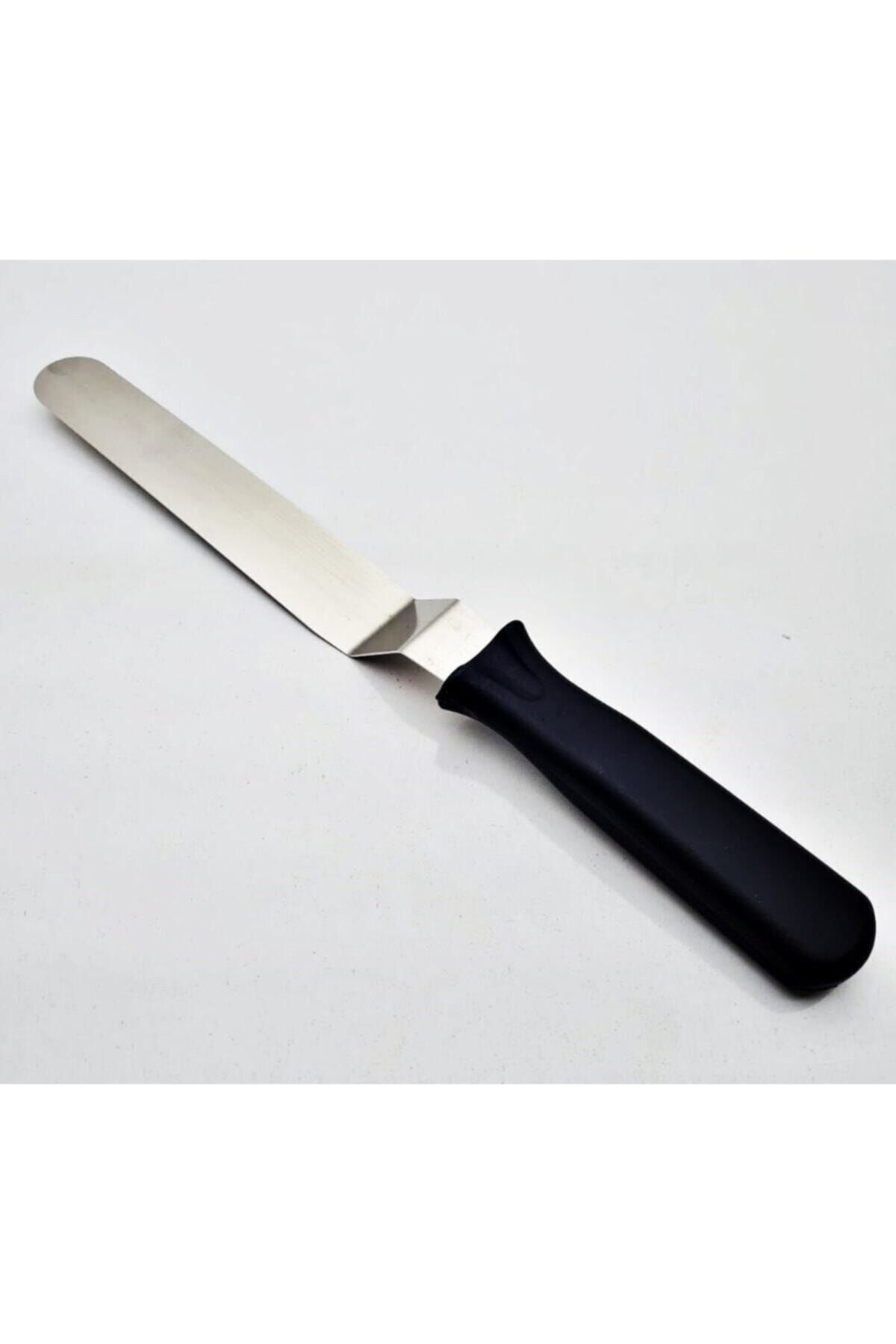 PASTA VİTRİN Eğik Sıvama Paleti - Spatulası Paslanmaz Çelik- 15 Cm