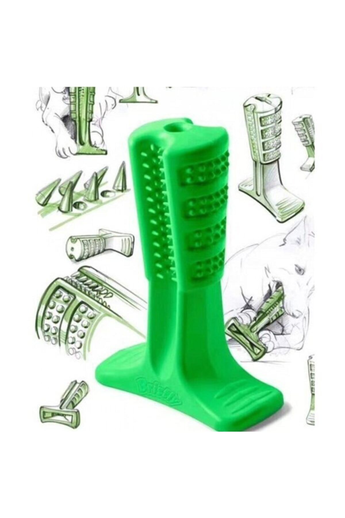 Pet Pretty Welfare Köpek Diş Fırçası Kauçuk Large