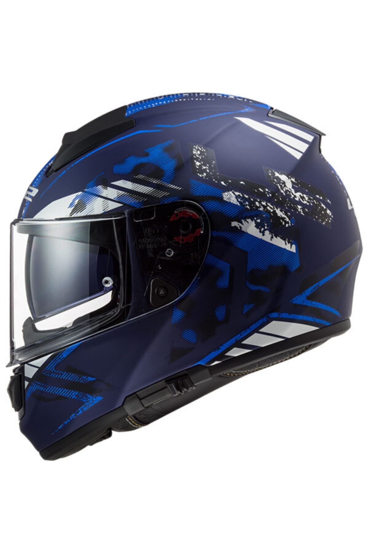 LS2 Vector Stencıl Mat Mavi Kask