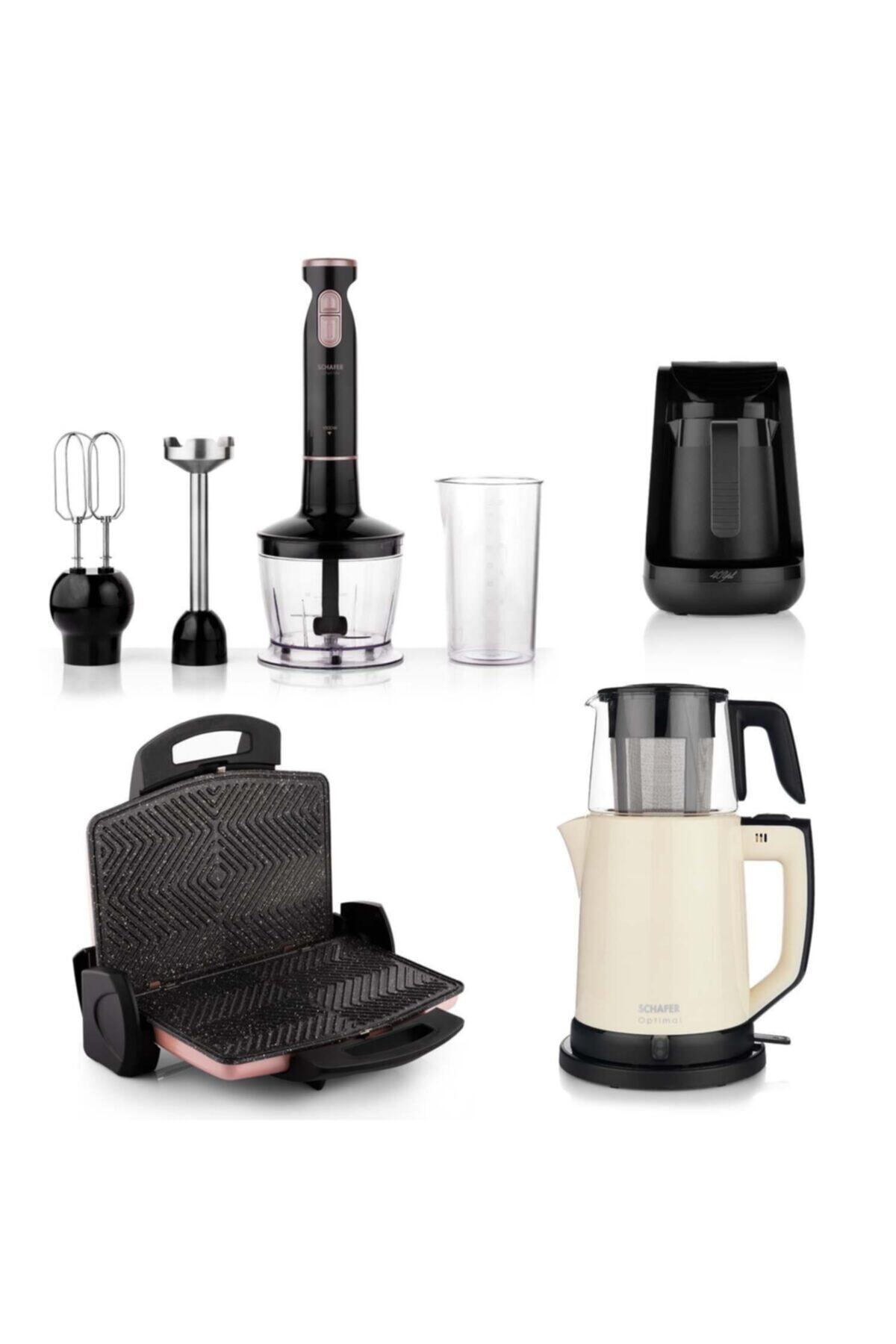 Schafer Smart Elektrikli Çeyiz Seti -rosegold