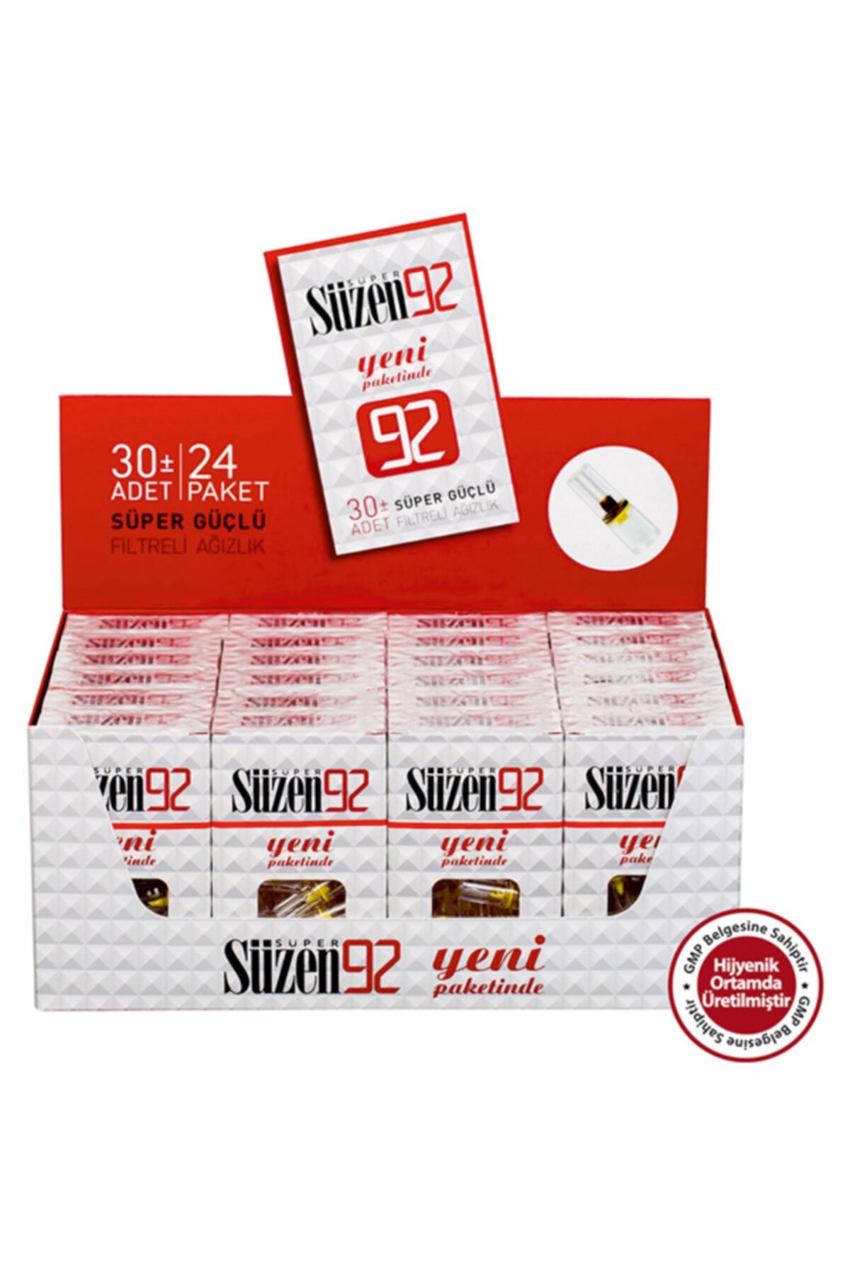 Süzen 92 Sigara Ağızlığı 24 Paket X 30 Adet