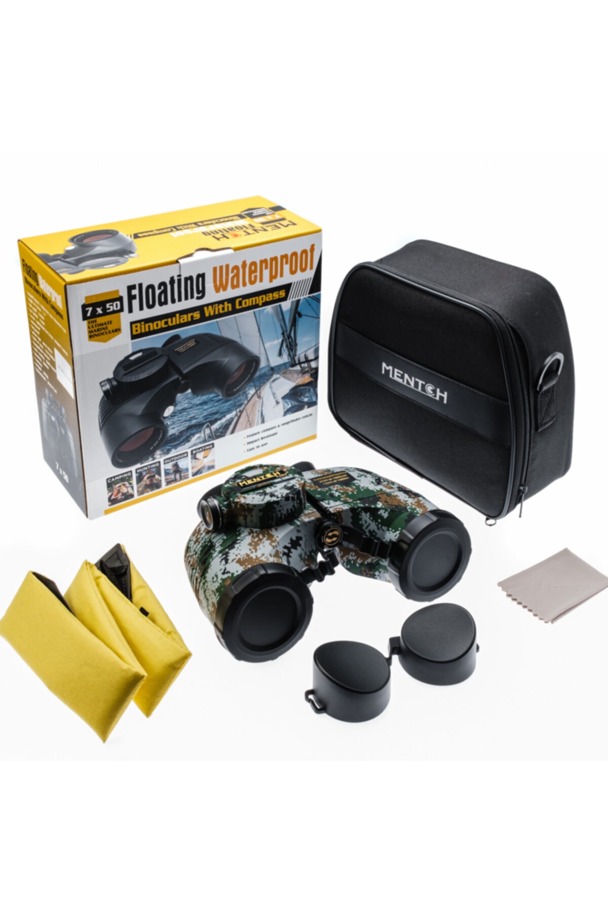 MİSSDURU Mentch 7x50 Profesyonel Dürbün 1000m/132 m Su Geçirmez Askeri