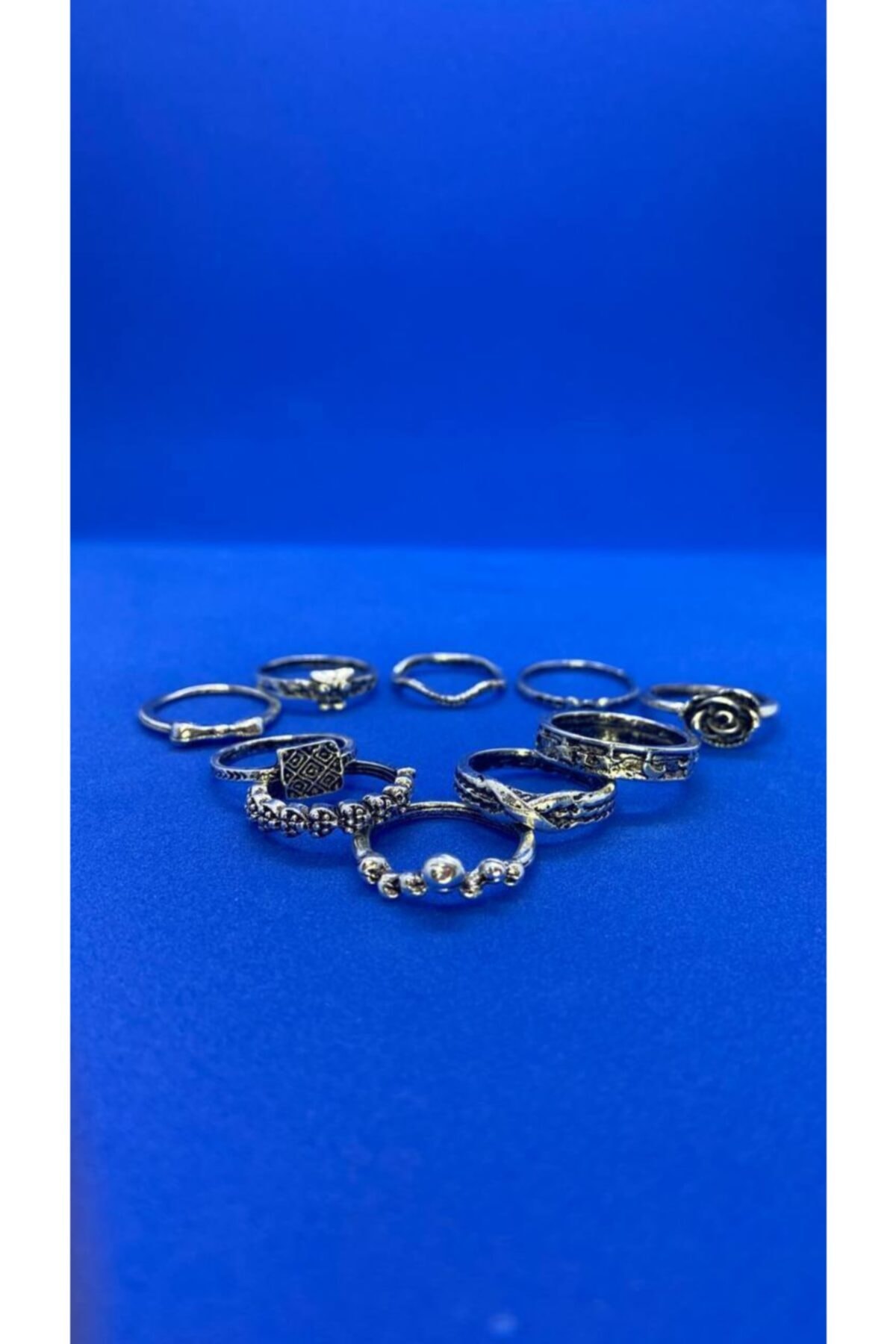 Persefoni 10'lu Yüzük Ve Eklem Yüzük Set