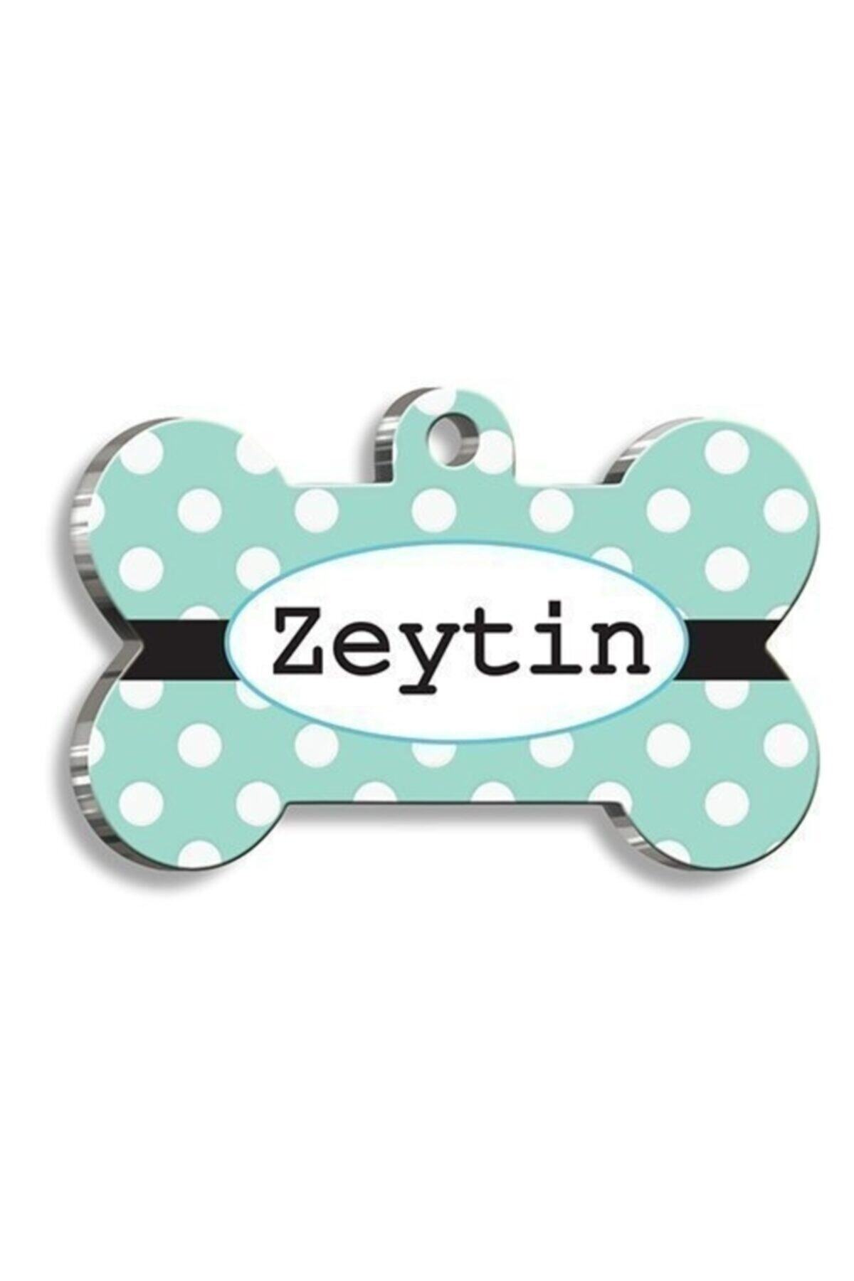 altın pati Puantiyeli Şeritli Kedi Köpek Künyesi
