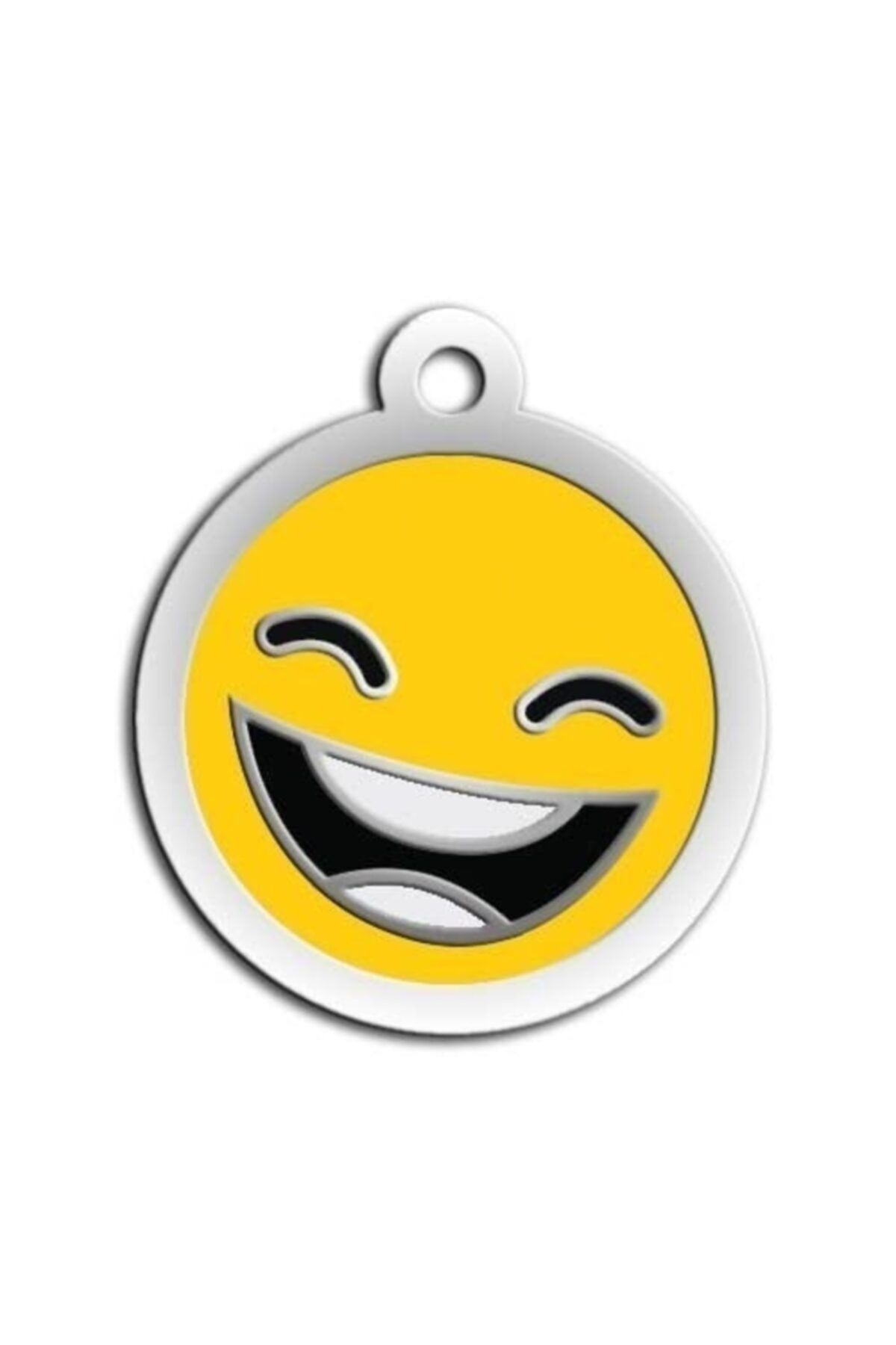 altın pati Mineli Seri Smile Desenli Künye