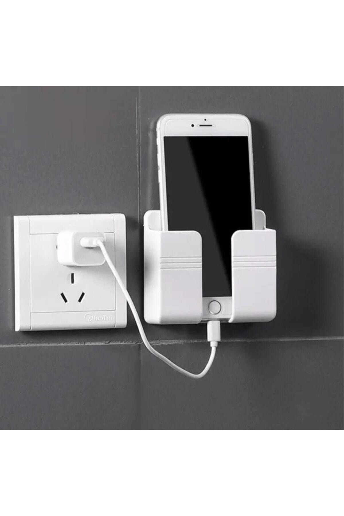 NEWSTORE HOME Duvara Yapışan Telefon Kumanda Tutucu Aparat