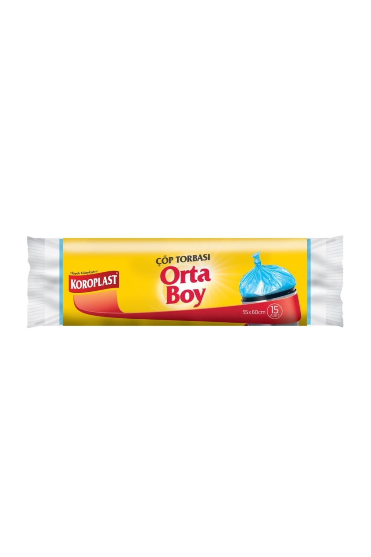 Koroplast Orta Boy Güçlü Çöp Torbası 15 Adet