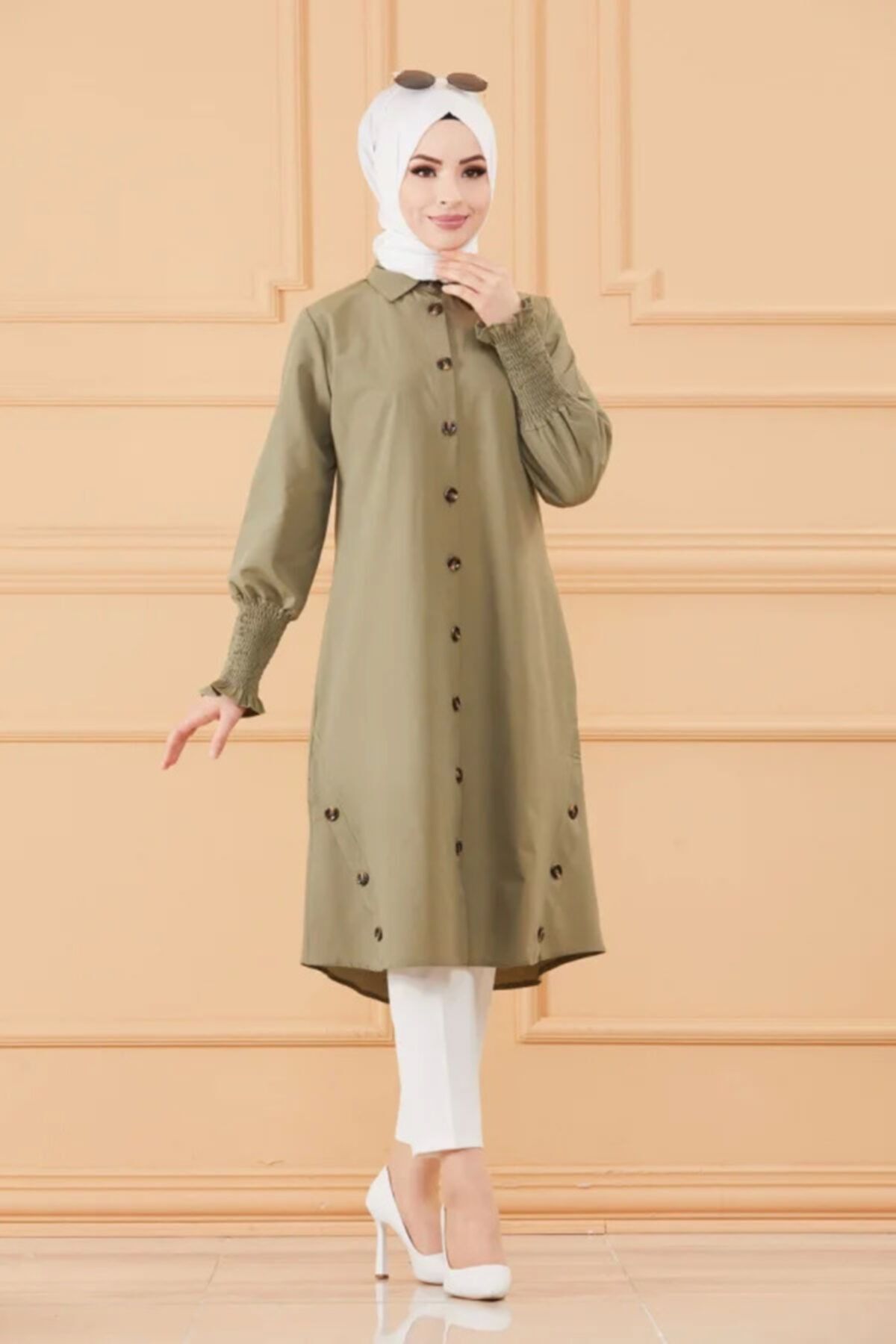 alfaze Tunik Gömlek 3693 Haki