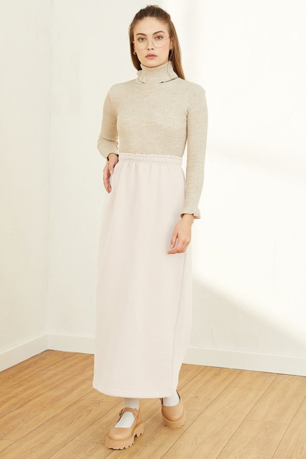 Ceylan Otantik Krem 3 Iplik Etek