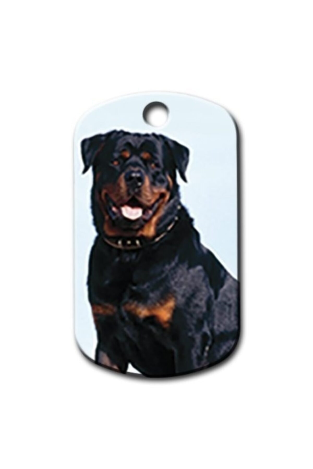 altın pati Rottweiler Resimli Köpek Künyesi