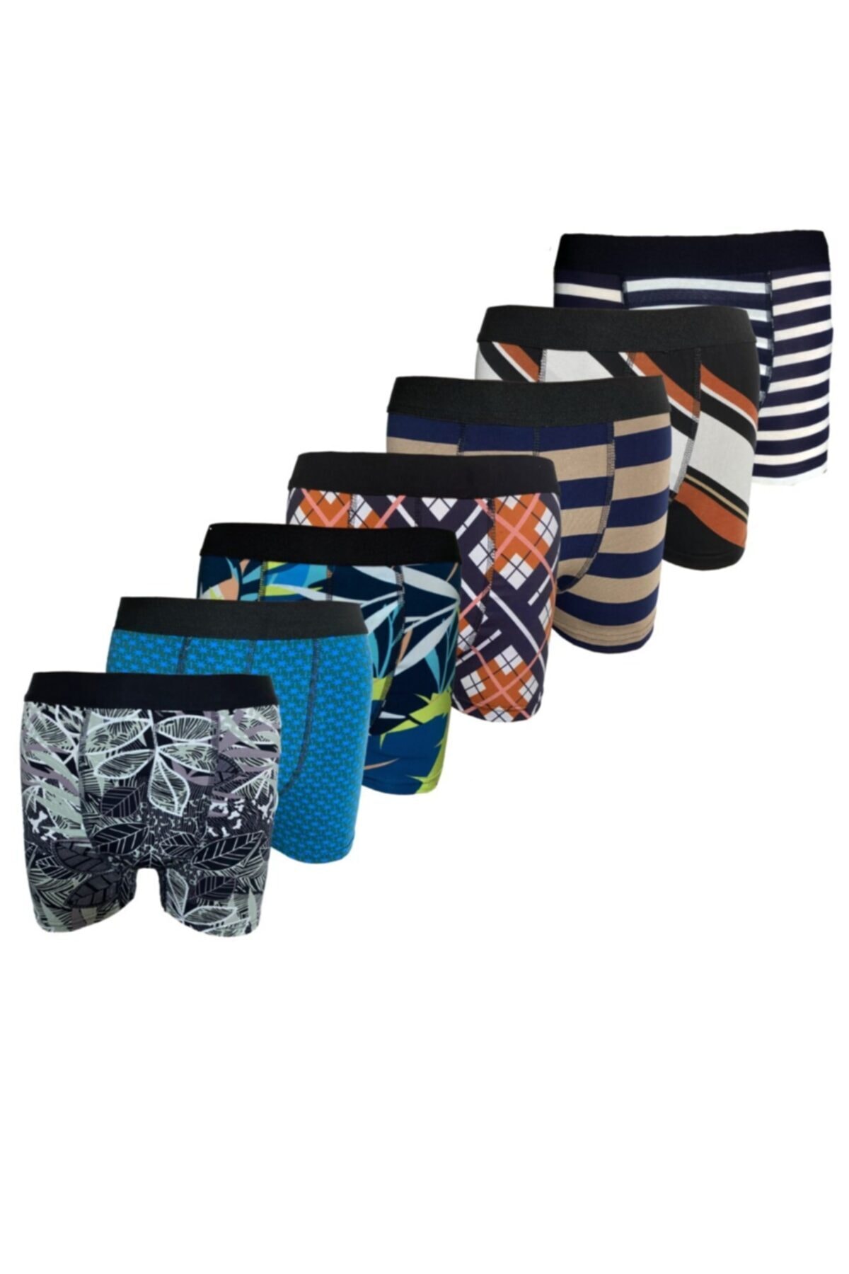 Pacman Erkek Boxer 7'li Desenli Paket No:1