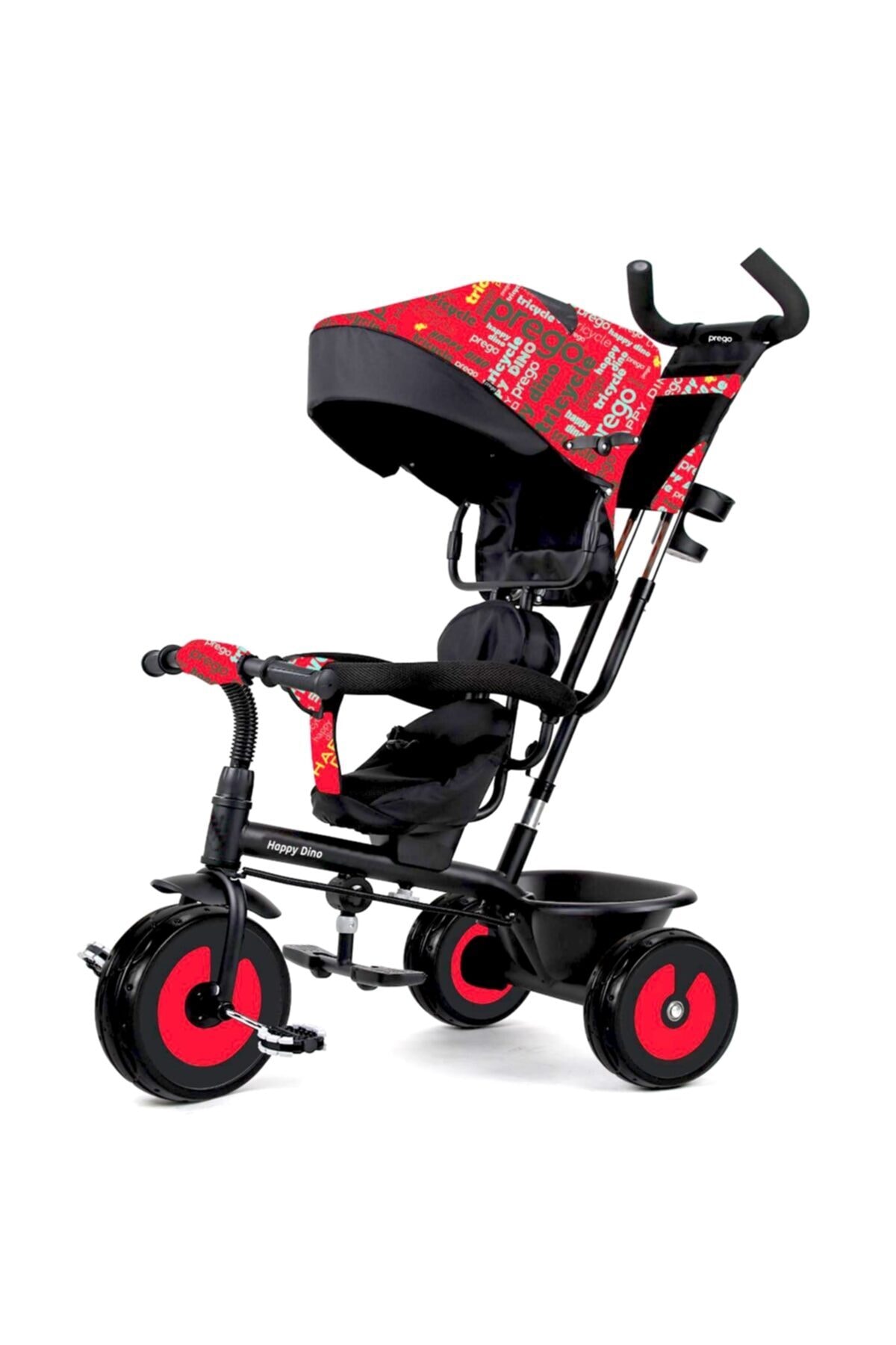 ERPA ToysShop Prego Happy Dino Kırmızı Çocuk Bisikleti