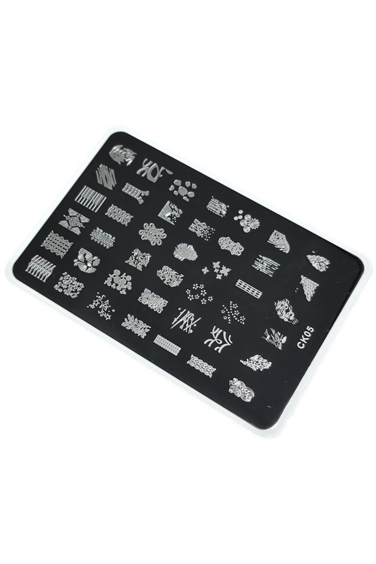 aba nails Nail Art Stamping Baskı Plakası Büyük Boy Xl Ck05
