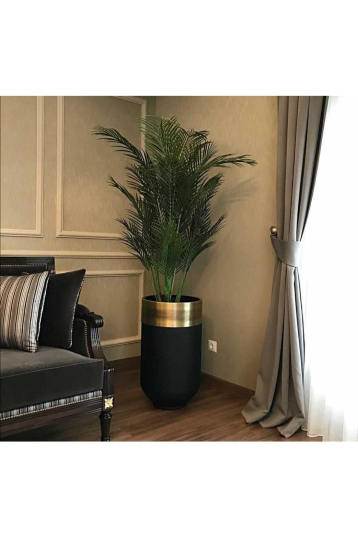 ariana style Dabruka Dekor Vazo Saksı 60 Cm