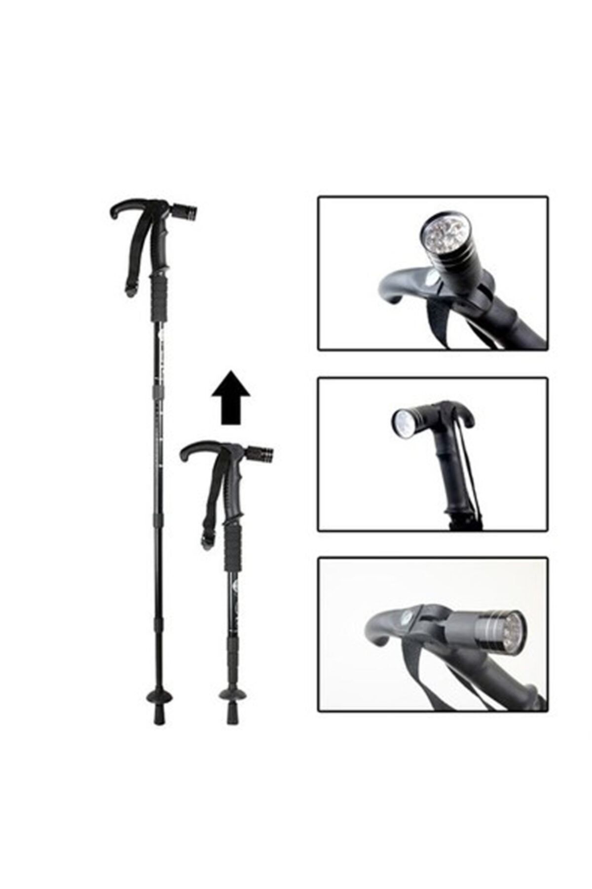 fpstarstore Boya Göre Ayarlı Işıklı Yürüyüş Bastonu Watton Wt-002