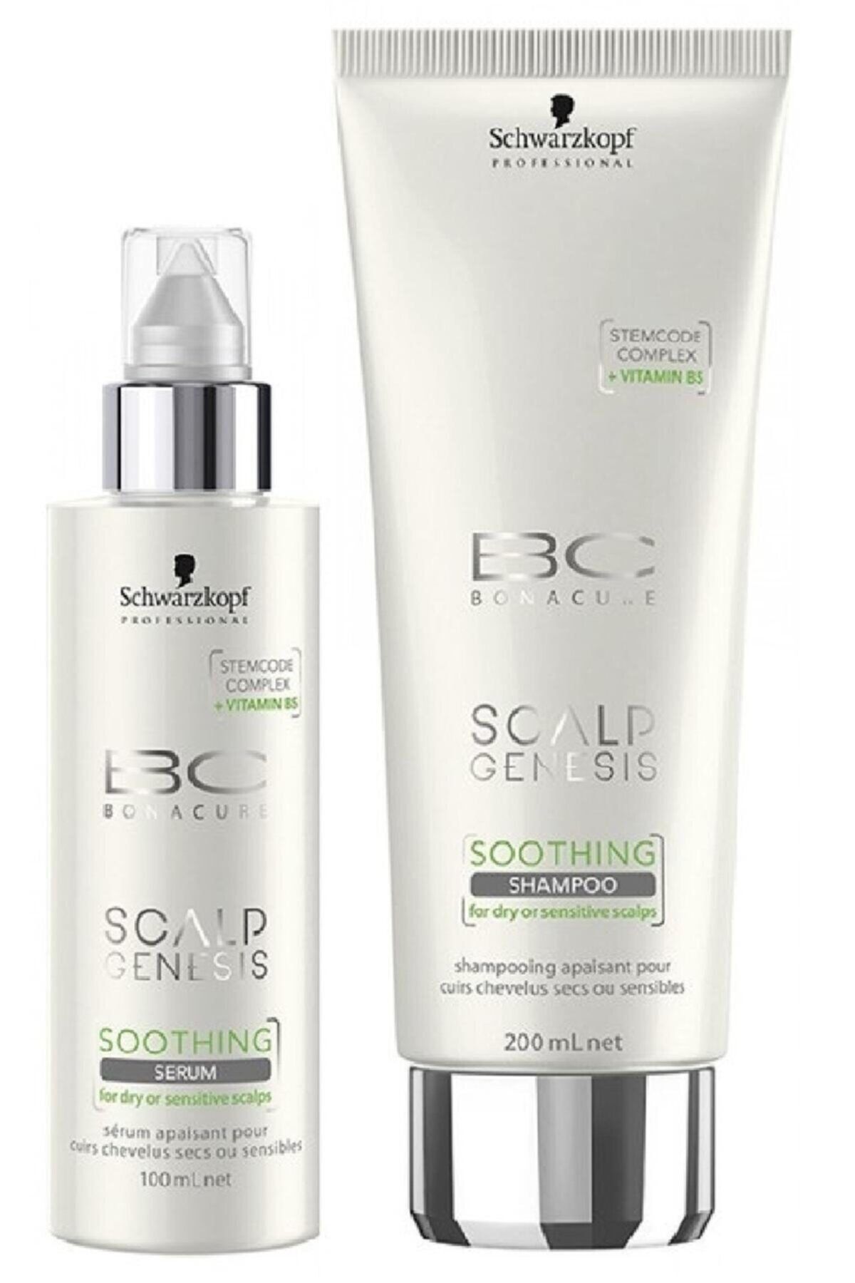 Schwarzkopf Bonacure Scalp Genesis Yatıştırıcı Kuru Ve Hassas Saç Derisi  Bakım Seti Bonacure Bc