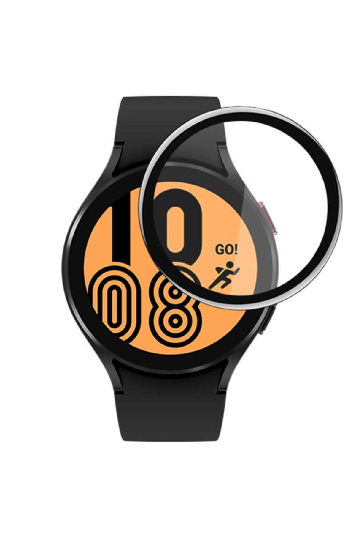 Samsung Galaxy Watch 4 44mm Uyumlu Nezih Case Ppma Pet Saat Ekran Koruyucu