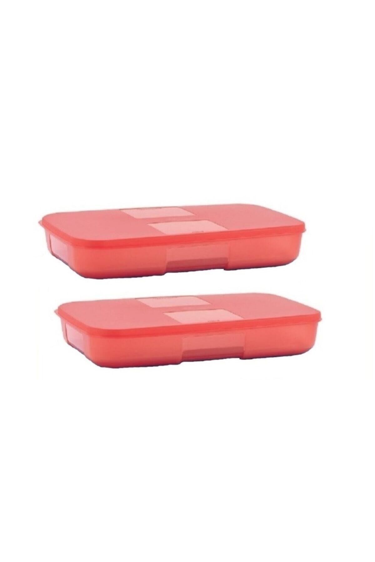 Tupperware Melek Kap 2'li 650 Ml Saklama Servis Kabı Hsgl
