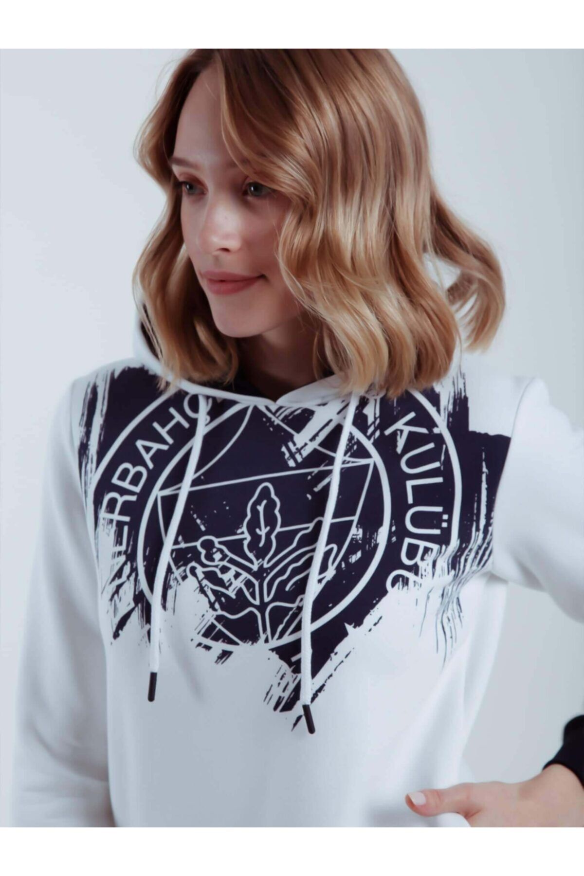 Fenerbahçe Kadın Trıbun Brush Logo Sweat