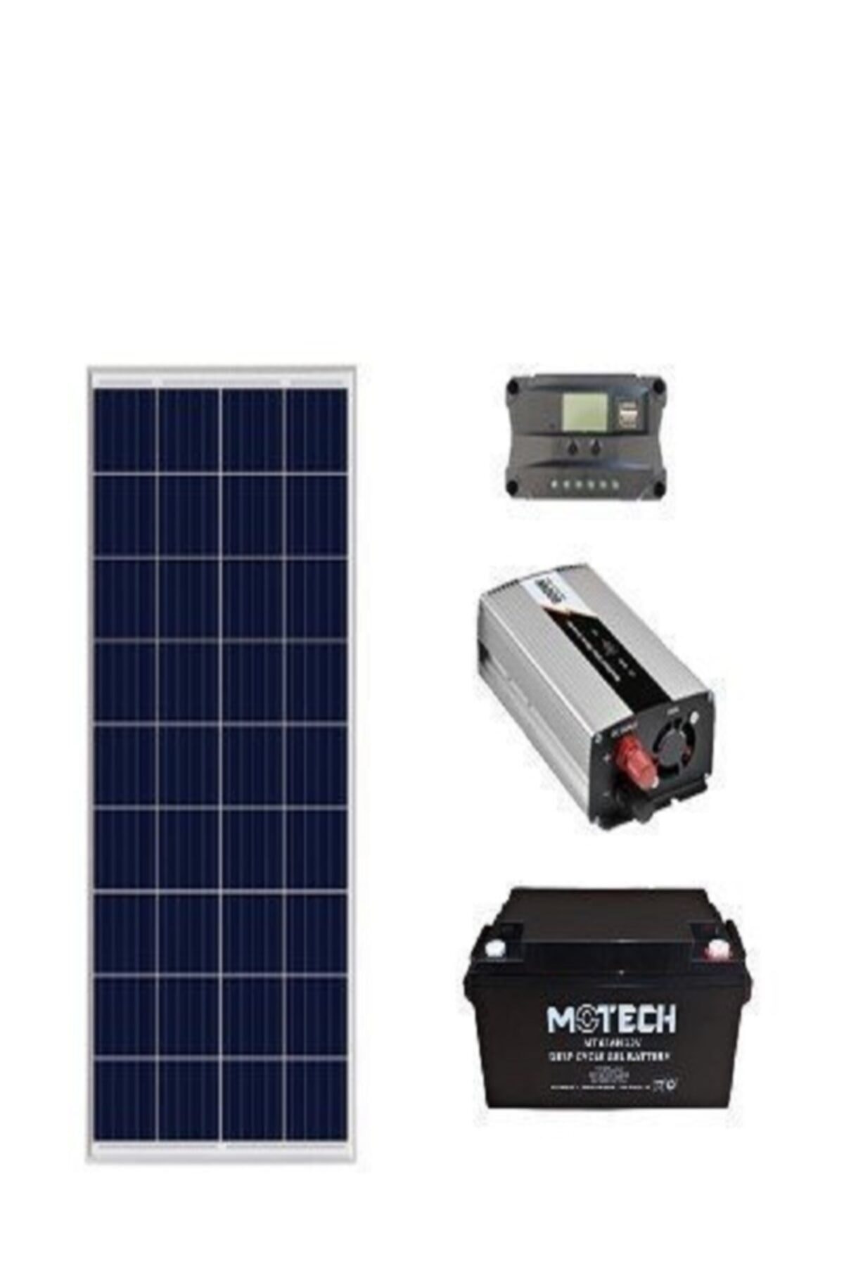 Lexron Güneş Enerjisi Hazır Solar Paket 600 Watt Aydınlatma + Televizyon Paketi