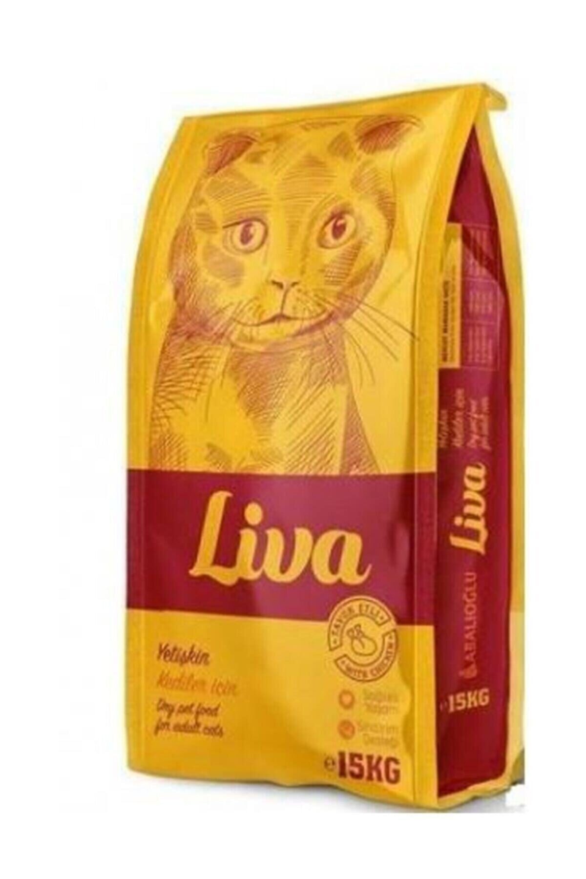 Liva Tavuk Etli Yetişkin Kedi Maması 15 Kğ