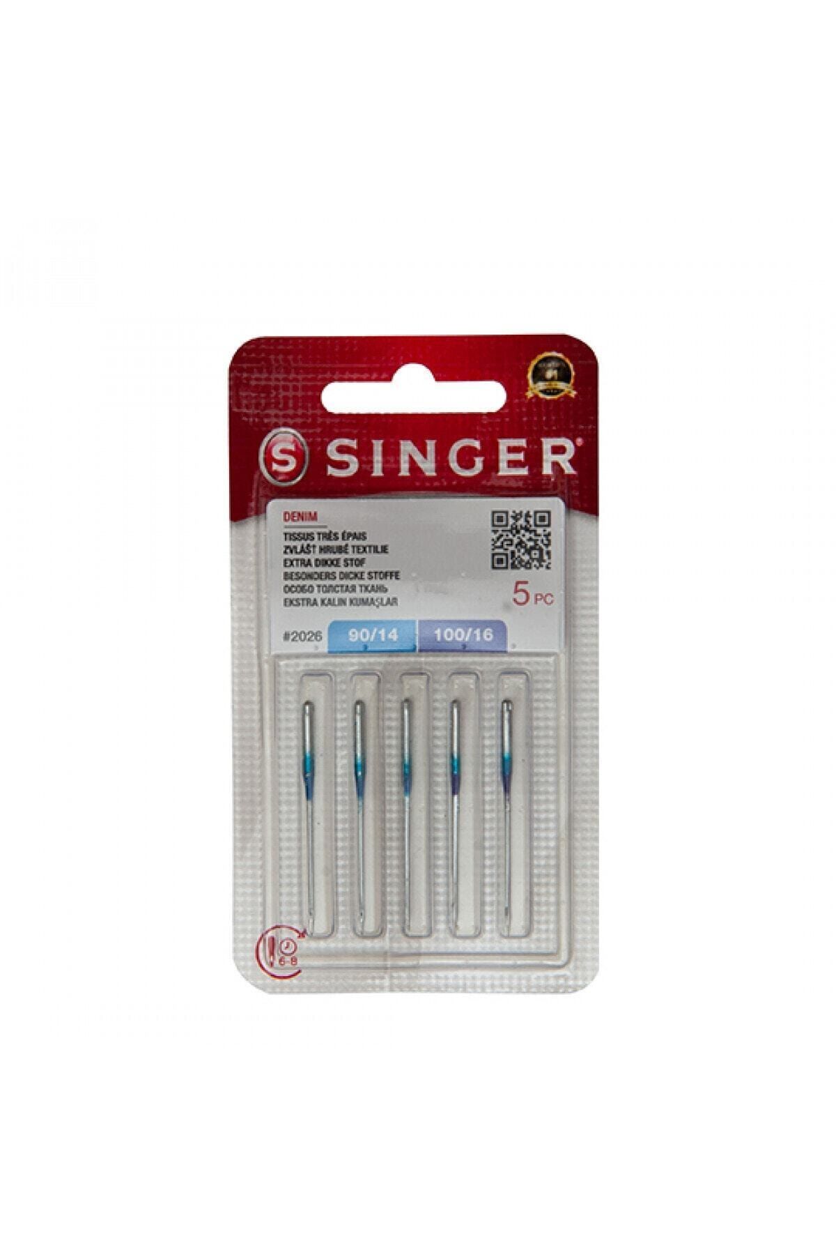 SİNGER Kot Iğnesi 2026 90/14 100/16