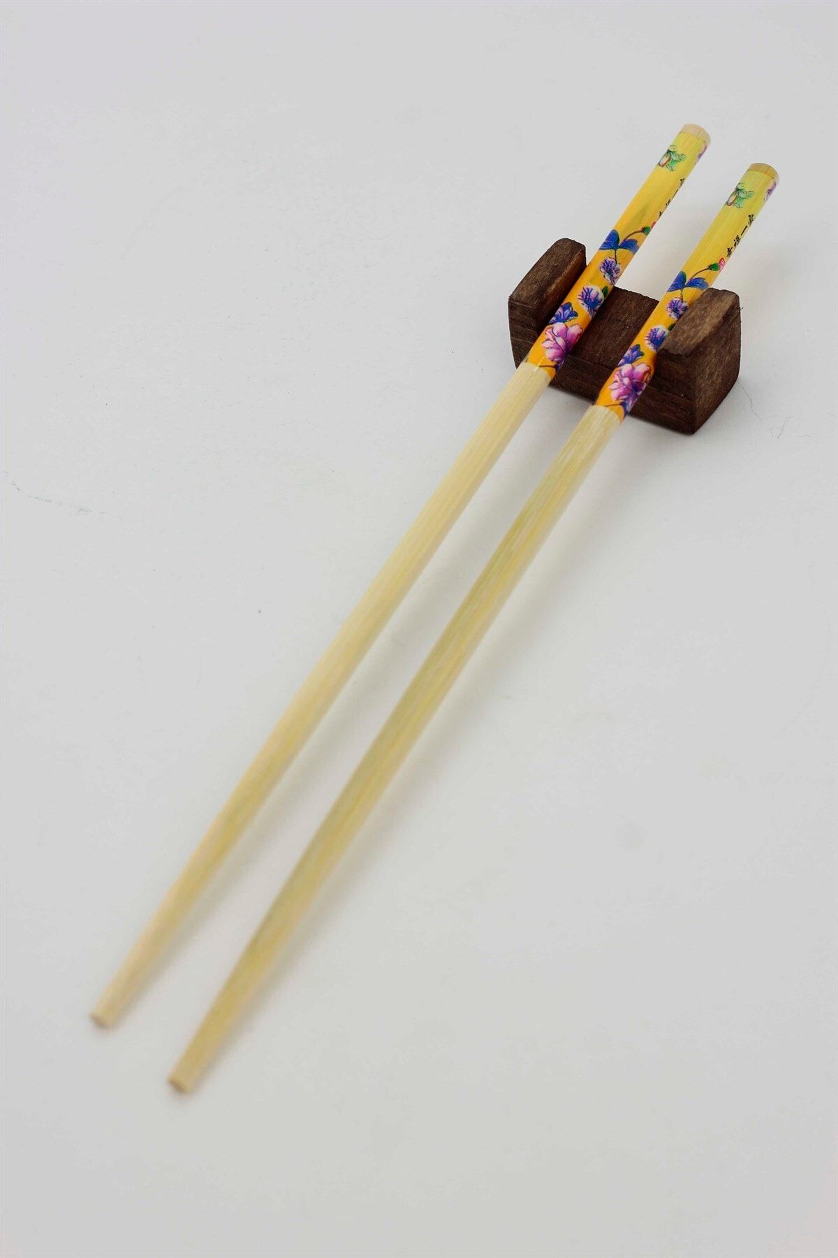 Future Sound Sarı Çiçekli Bambu Chopstick