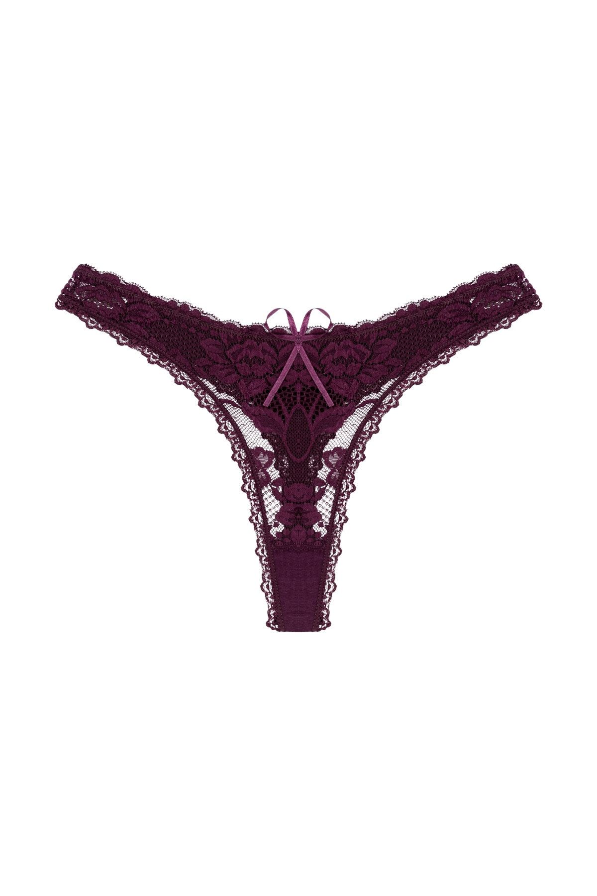 Organic Cotton G-String in Lilac
