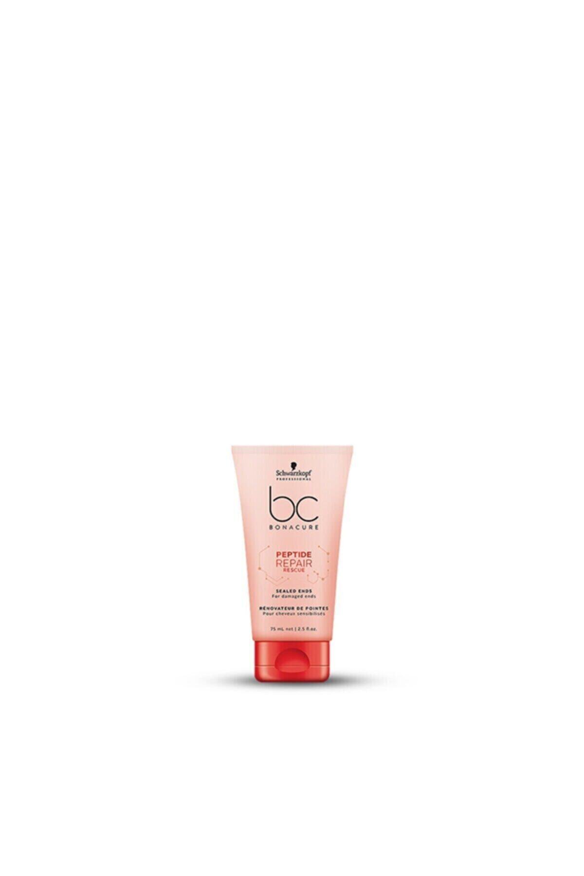 Bonacure Bc Schwarzkopf Peptide Repair Rescue Sealed Ends Acil Kurtarma Kırık Uç Önleyicikrem75 Ml