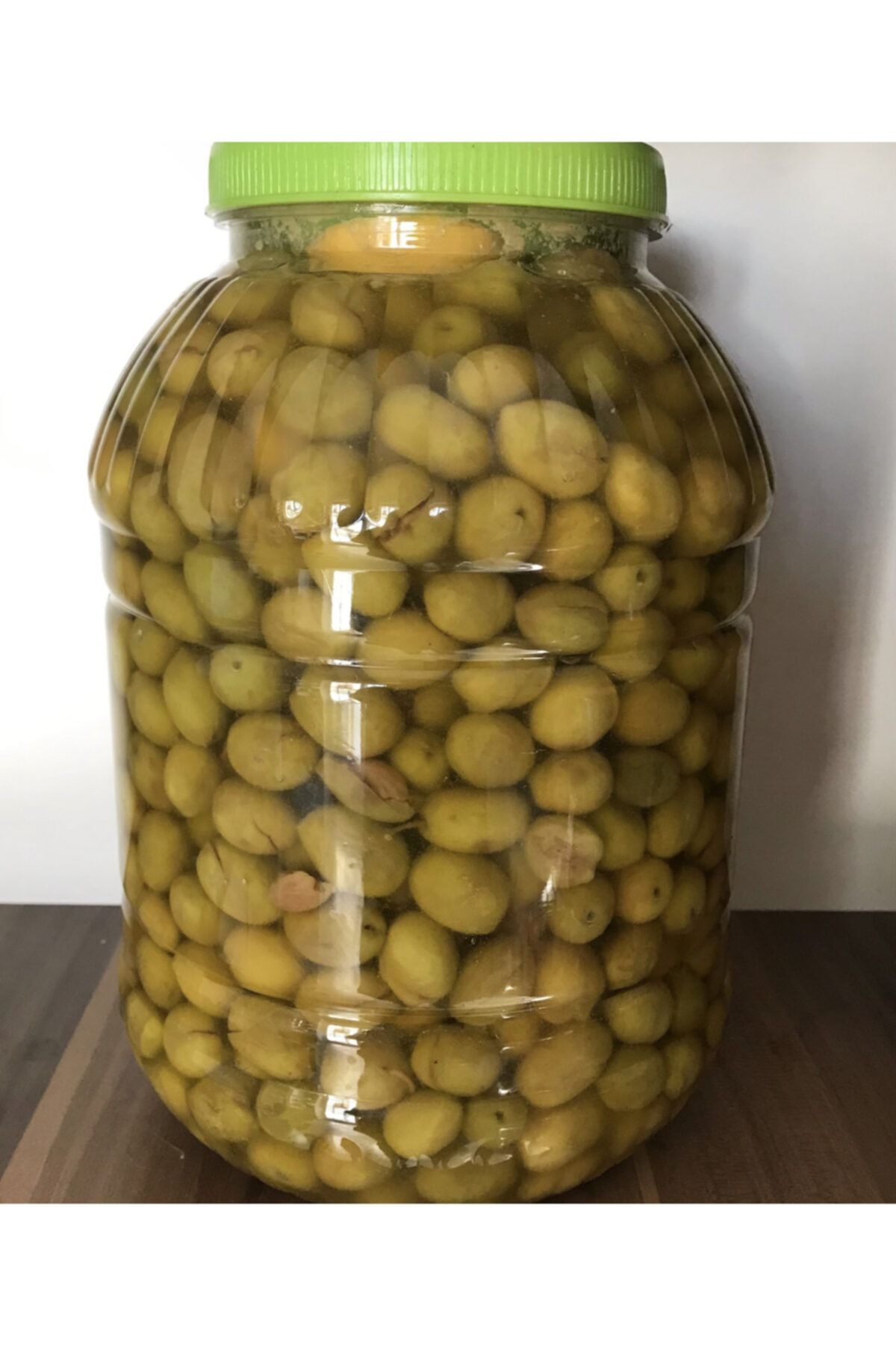 MUĞLA DOĞAL KÖY MAHSÜLLERİ 3.500gr Yeşil Kırma Zeytin