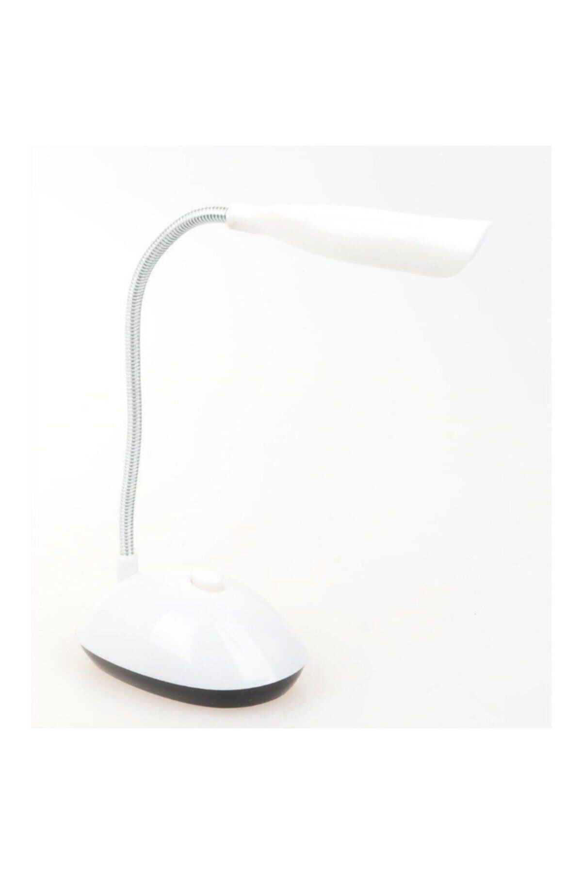 Alex Xy-0416 Esnek 2 Kademeli Led Masa Lambası Pilli Kitap Okuma Klavye Aydınlatma Portatif Masa Lambası