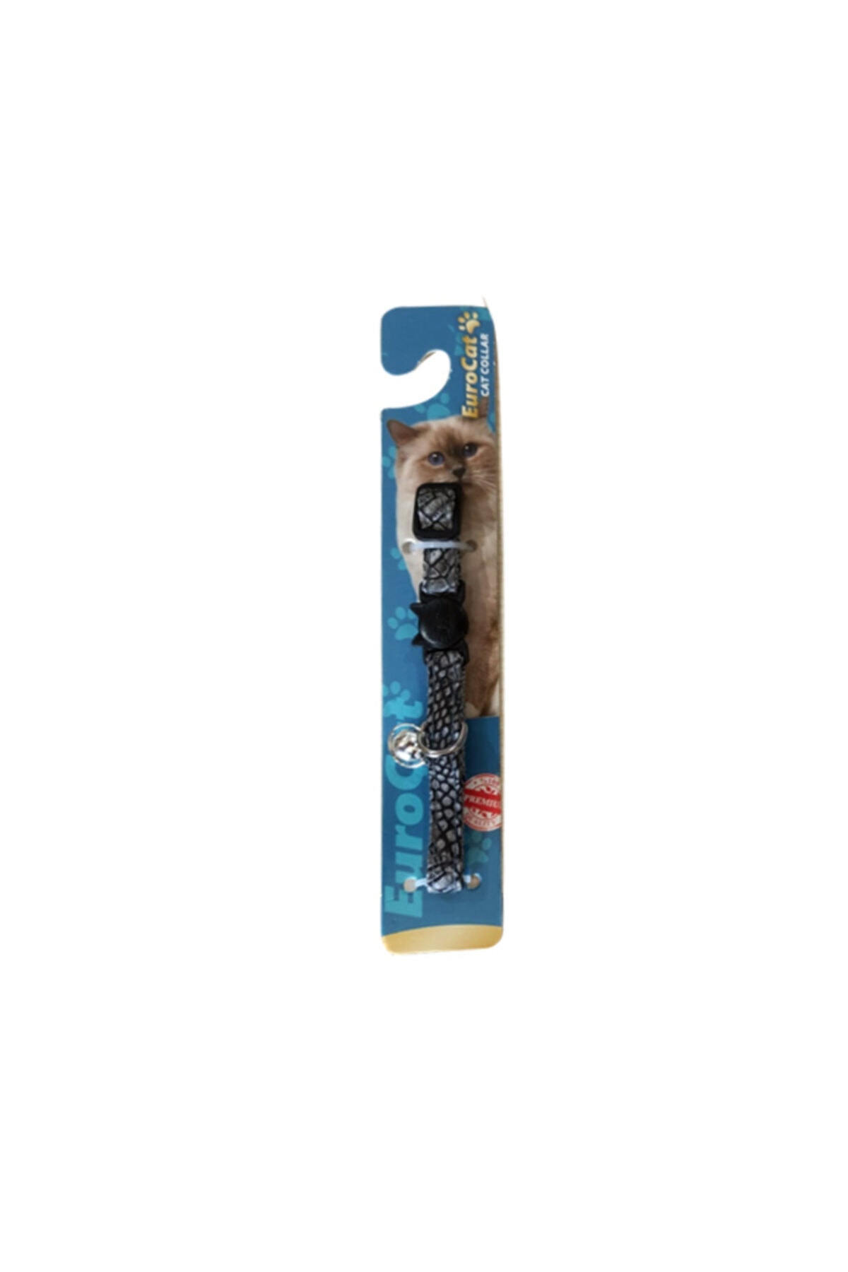 Eurocat Kedi Boy. Tas. Deri Des.10mm28cm Tek Gri