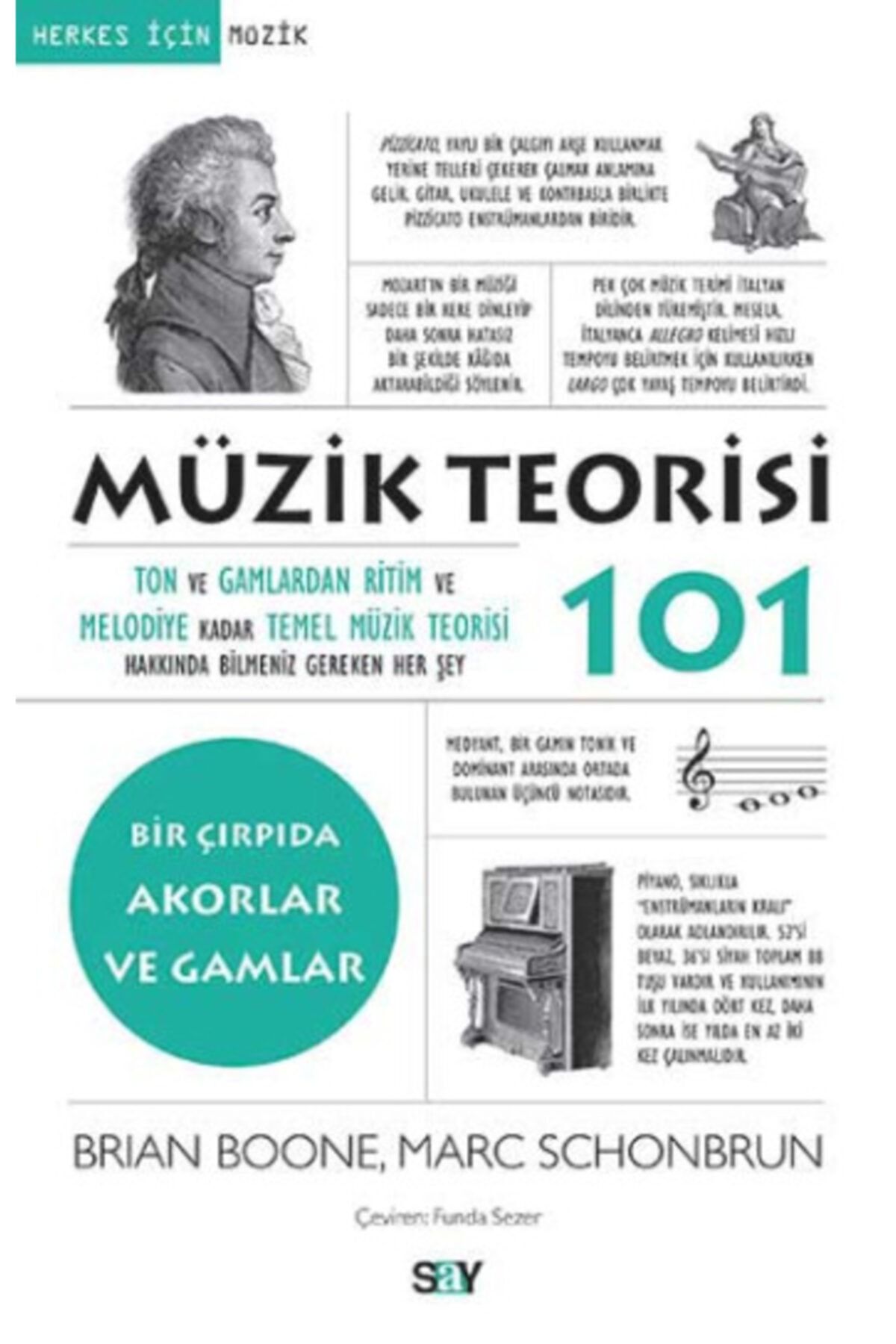 Say Yayınları Müzik Teorisi 101 - Bir Çırpıda Akorlar Ve Gamlar