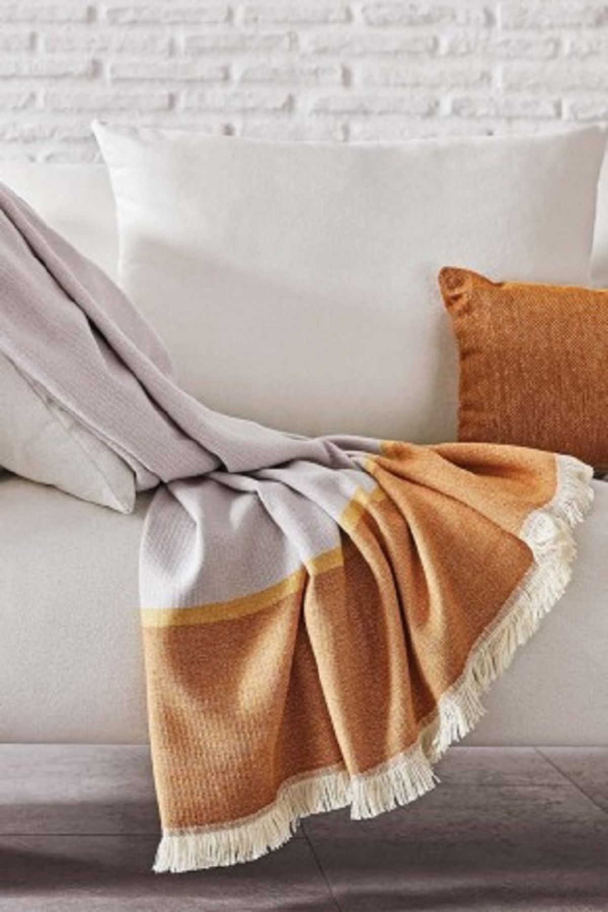 Yataş Bedding Espen Koltuk Şalı  Gri