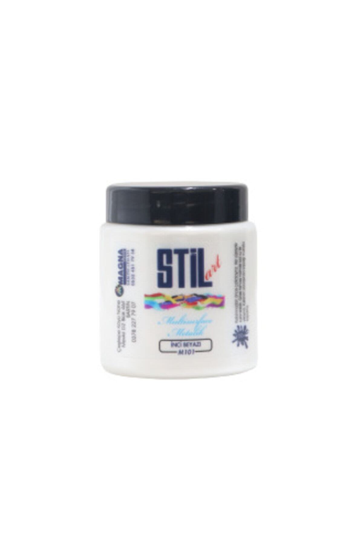 Stil Art M101-inci Beyazı Multisurface Metalik Boya 250 Ml