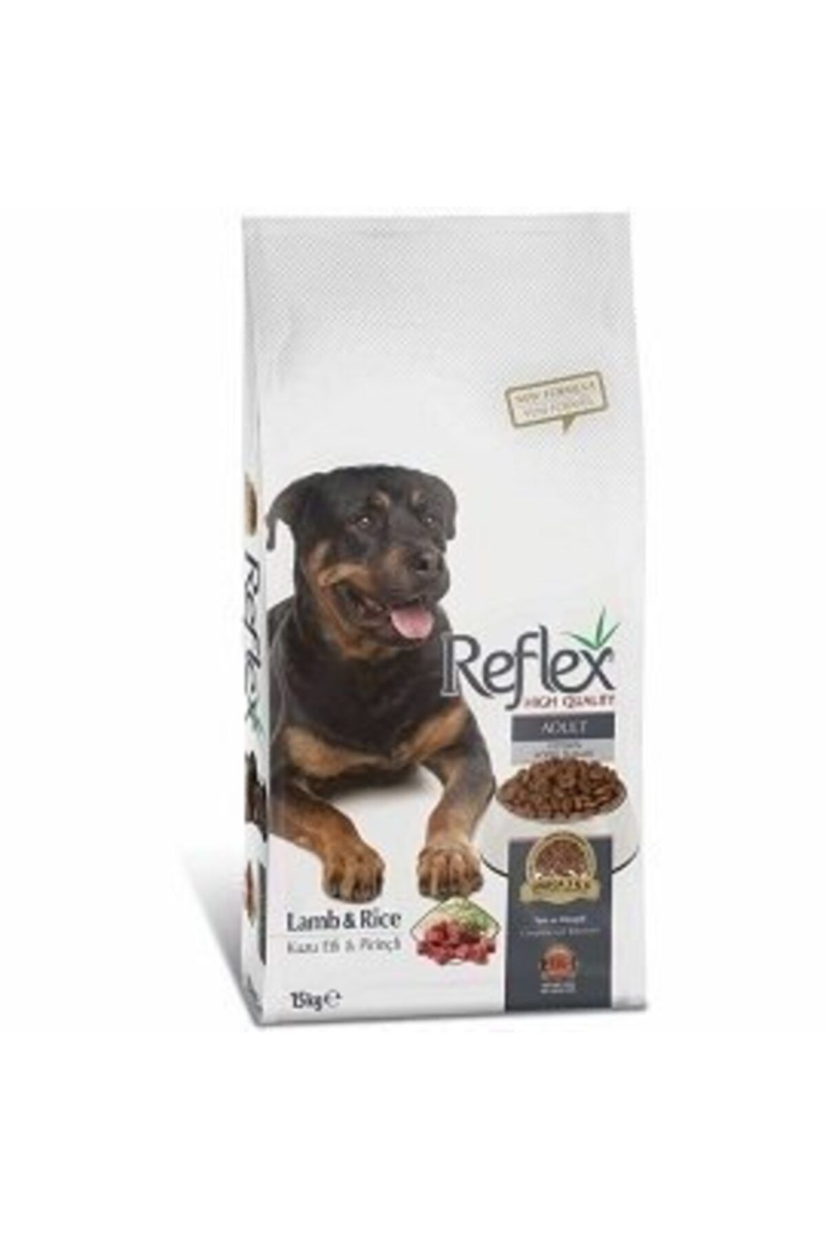 Reflex Kuzu Etli Pirinçli Yetişkin Köpek Mamasi 15 Kg