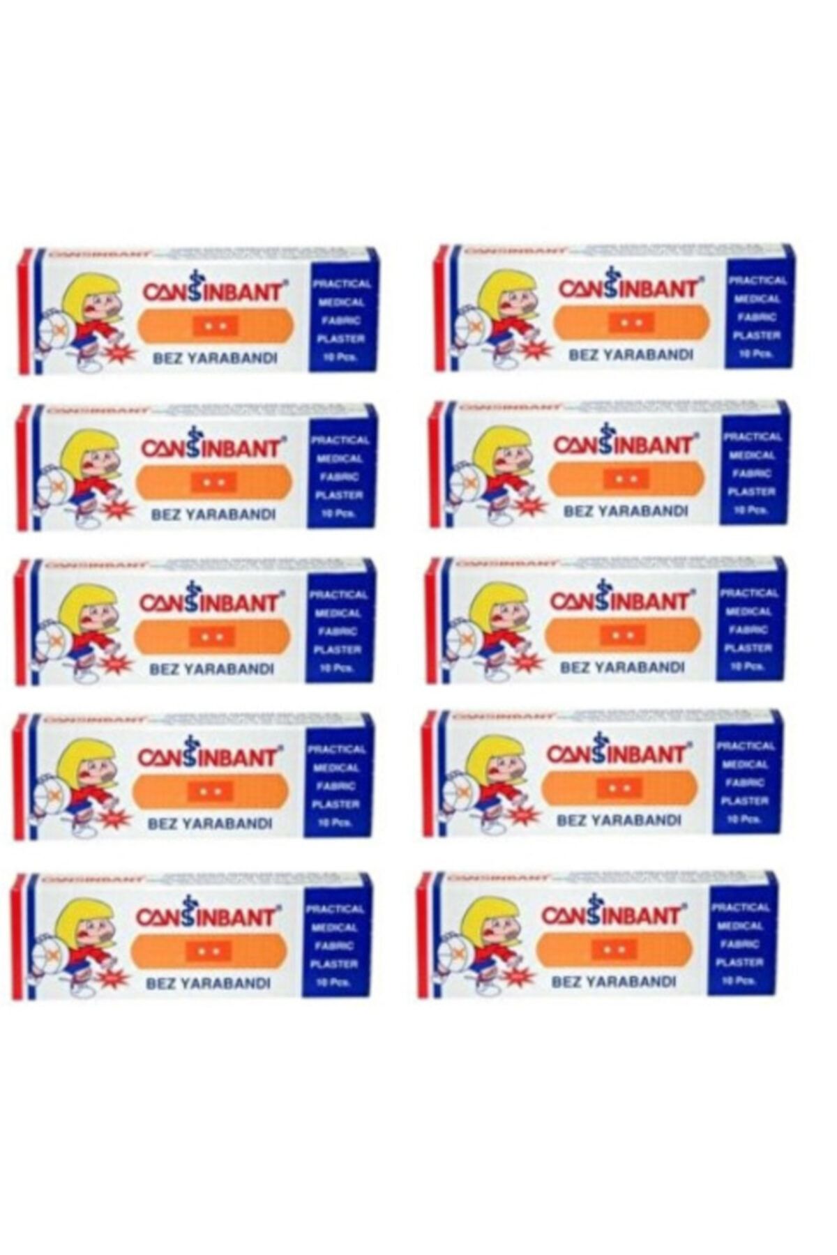CANSIN BANT Cansın Yara Bandı 10 Lu X 10 Paket