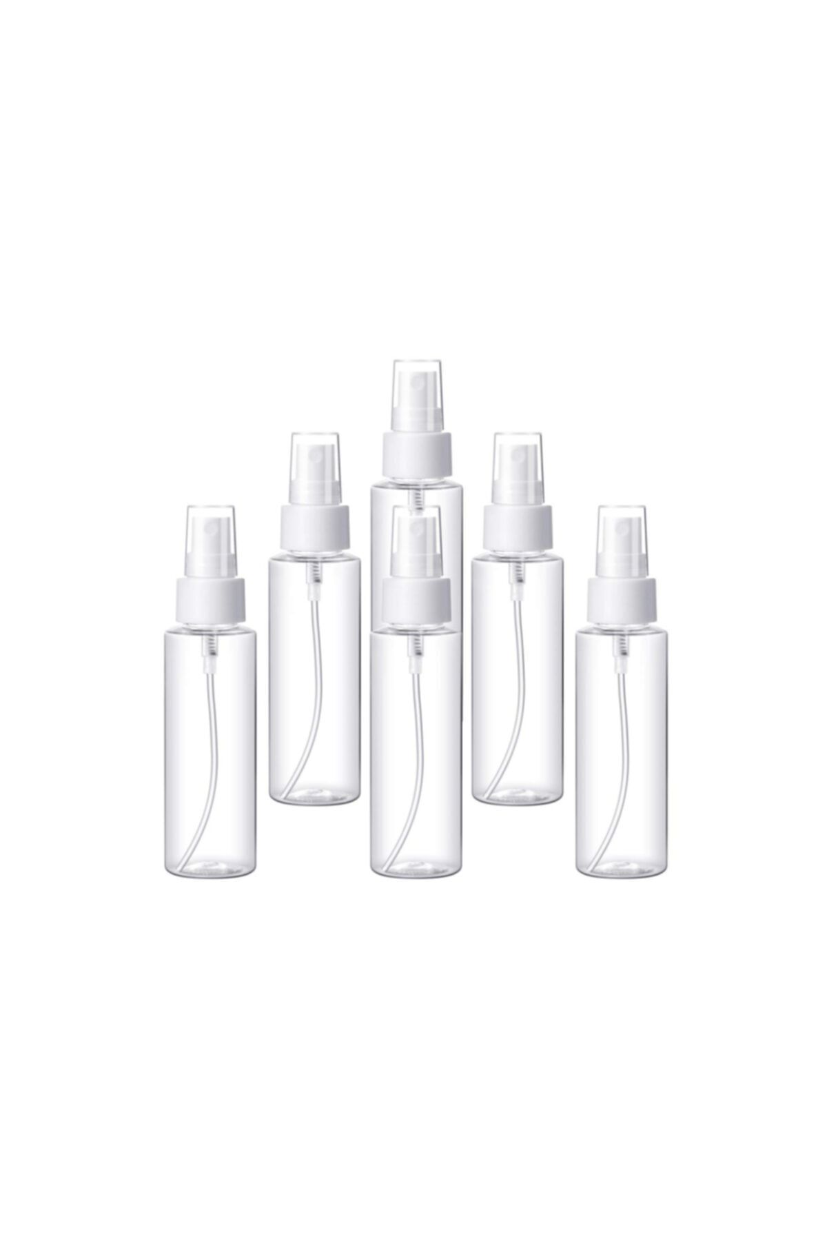 tedmar 50 Adet 40 ml Sprey Başlıklı Kolonya Dezenfektan Likit Şişesi 50x40 ml