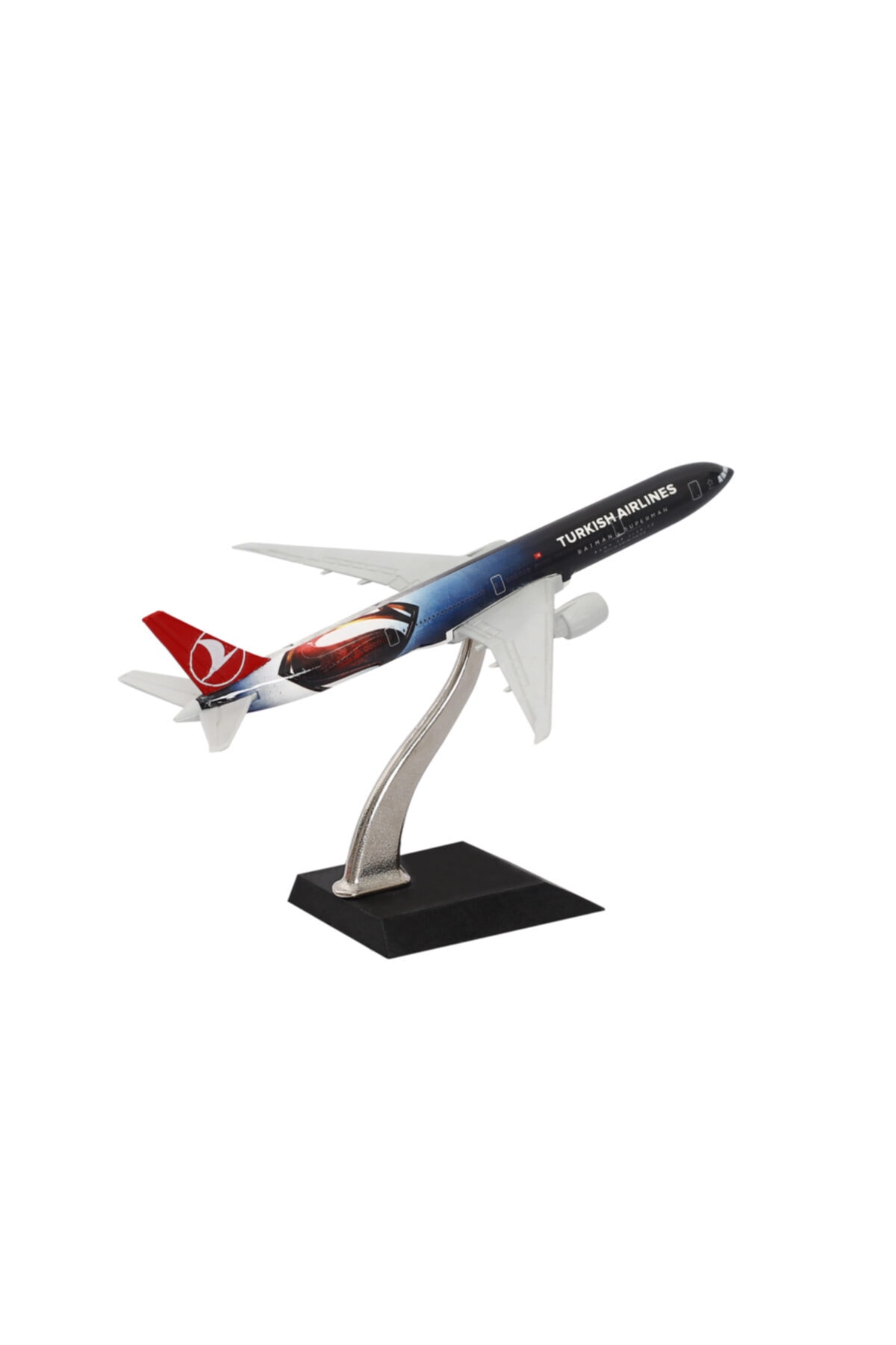 zekupp 1:500 Metal Gövde, Batman Superman Boeing 777-300 Thy Lisanslı Model Uçak