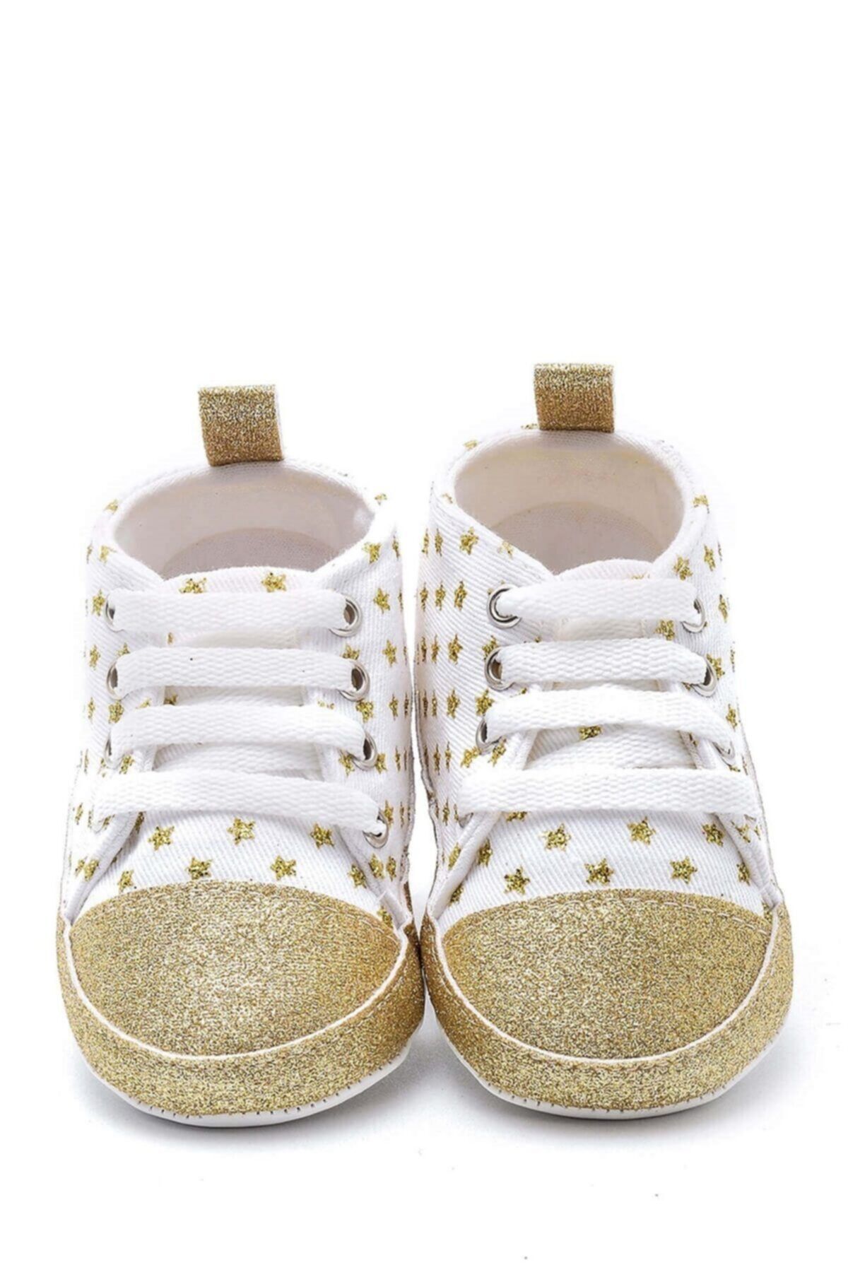 CANDY BEBEK First Step Simli Yıldızlı Patik - Altın 12-16 Ay / No.19