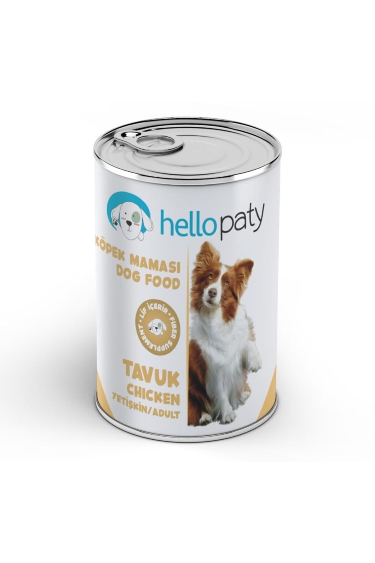 Hello Paty Tavuk Etli Yaş Köpek Maması 415grx24 Adet Konserve Köpek Maması Mama
