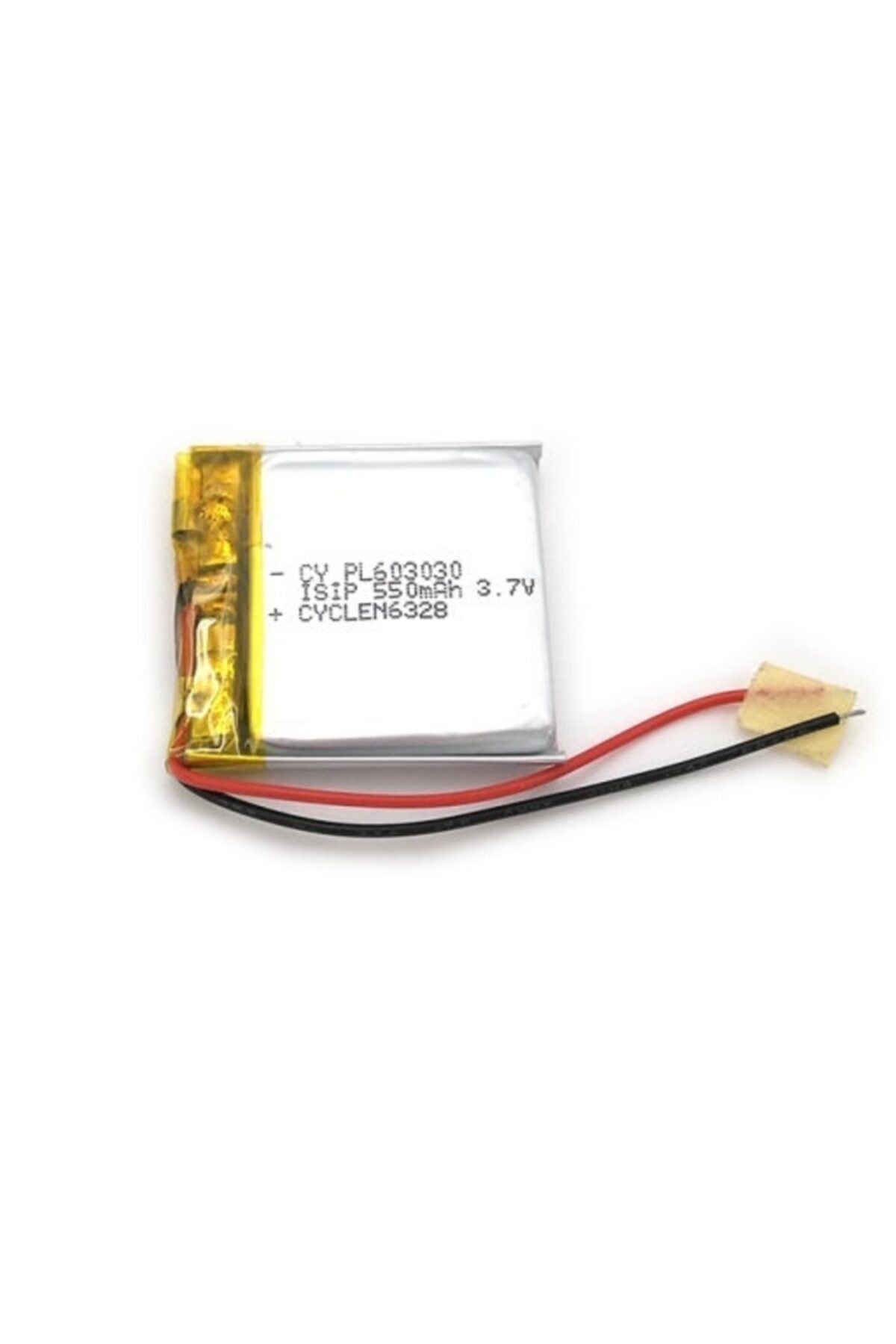 CAYKA Mp3 Mp4 Akıllı Saat Drone Pili 3.7v 550mah Şarjlı Li-polimer Batarya (25mm X 25mm X 3mm)